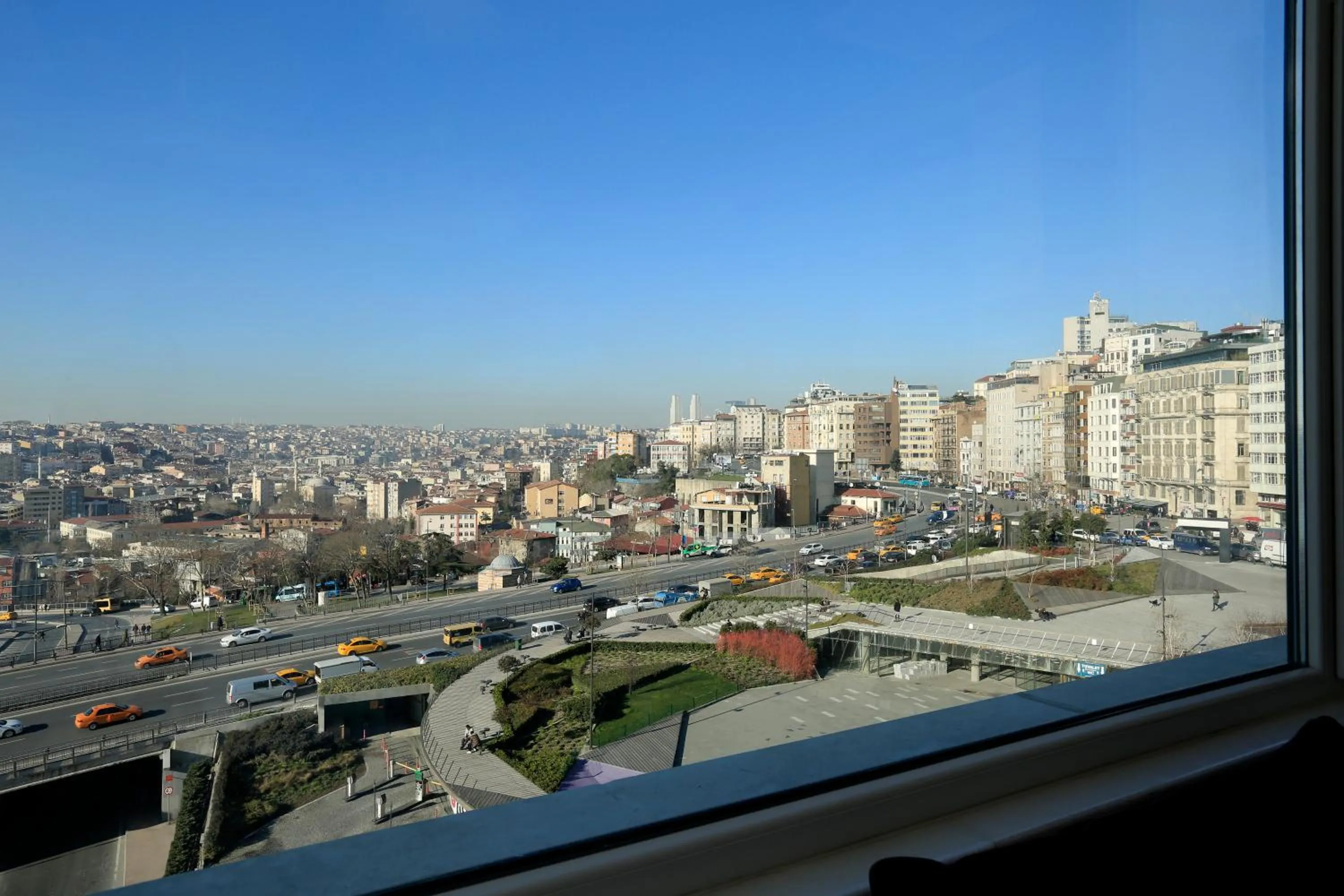 City view in Art Nouveau Pera