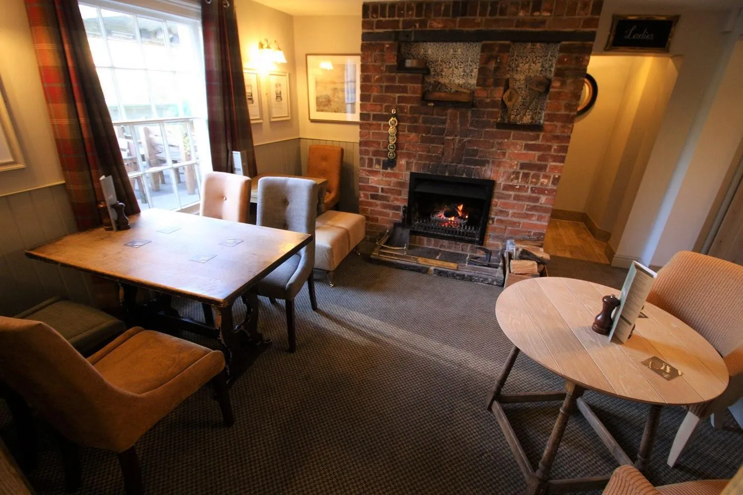 Dining area in The Carpenters Arms