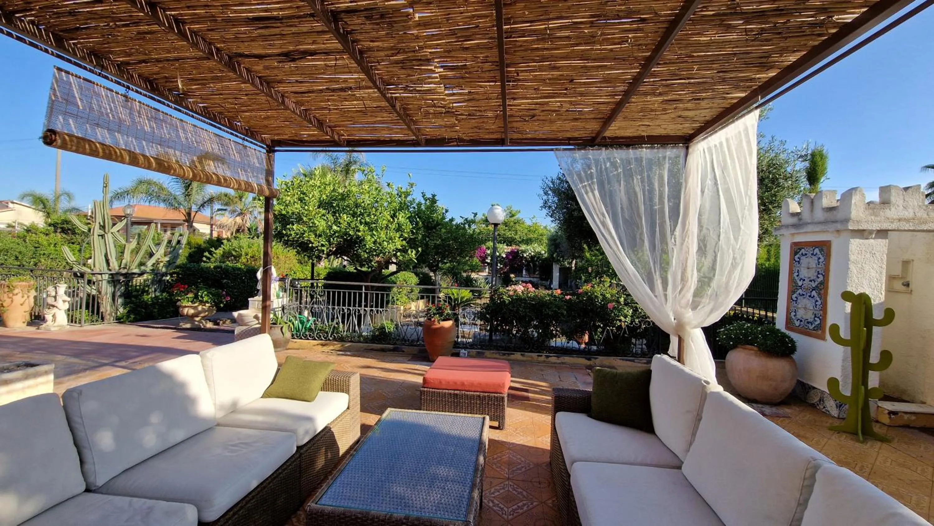 Patio in Villa Sicels - Agnone Beach - Syracuse