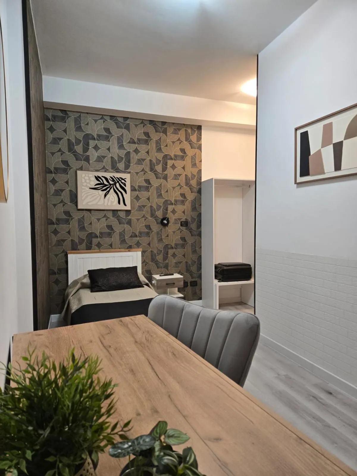 Bed in Hotel Cristallo