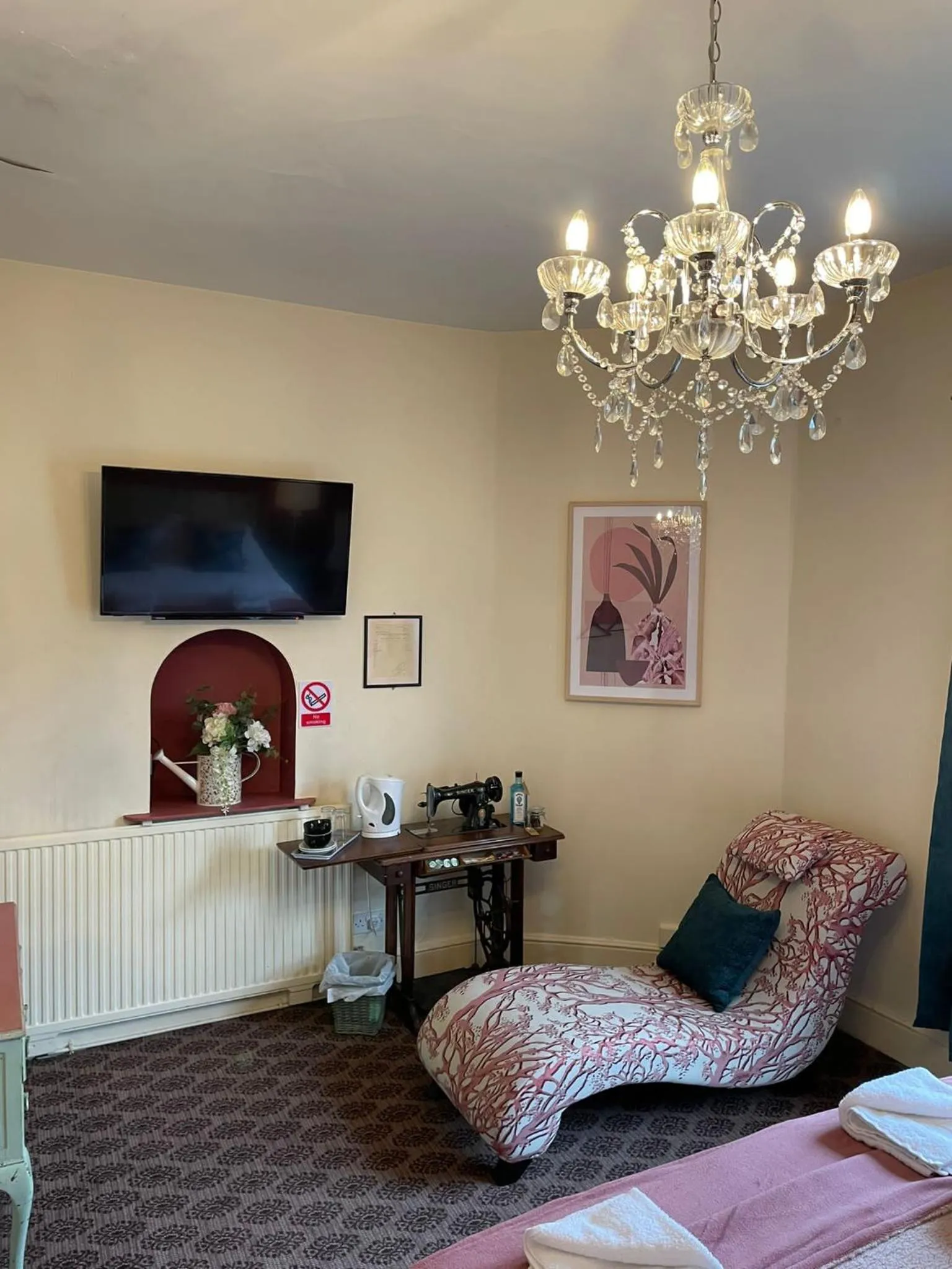 Bedroom, Bed in The White Hart