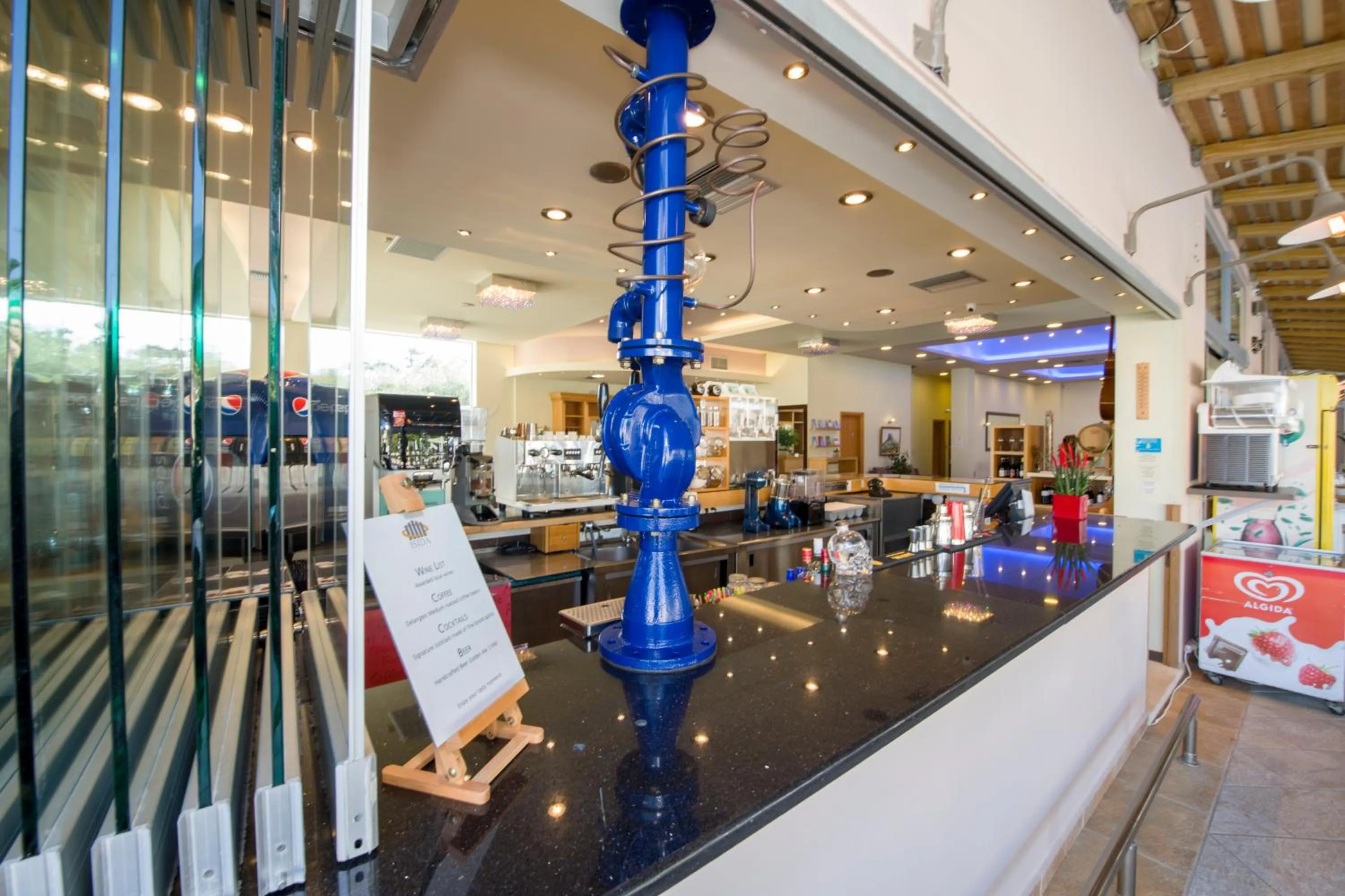 Lounge or bar in Isida Hotel Agia Marina