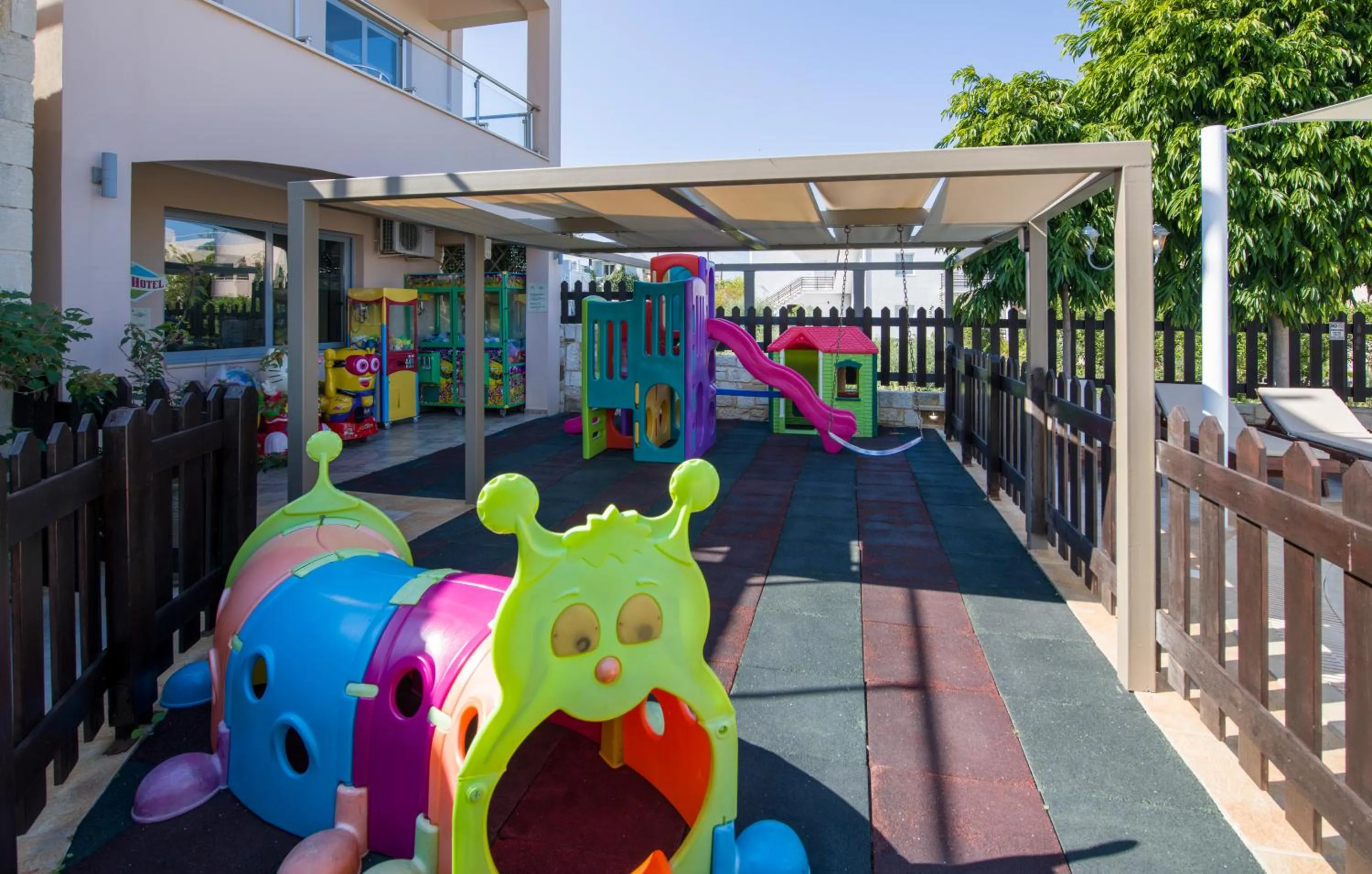 Children play ground in Isida Hotel Agia Marina