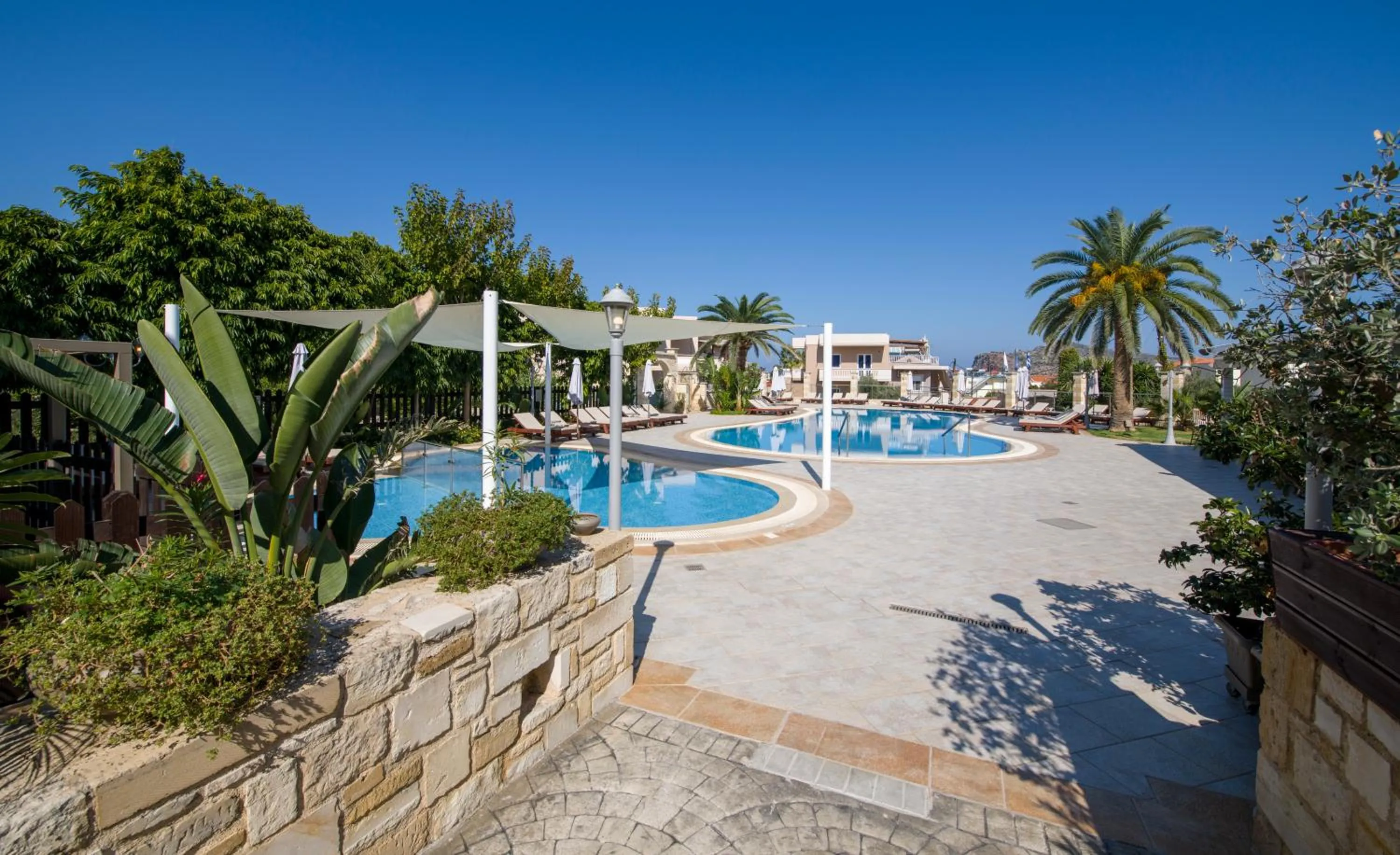 Swimming pool in Isida Hotel Agia Marina