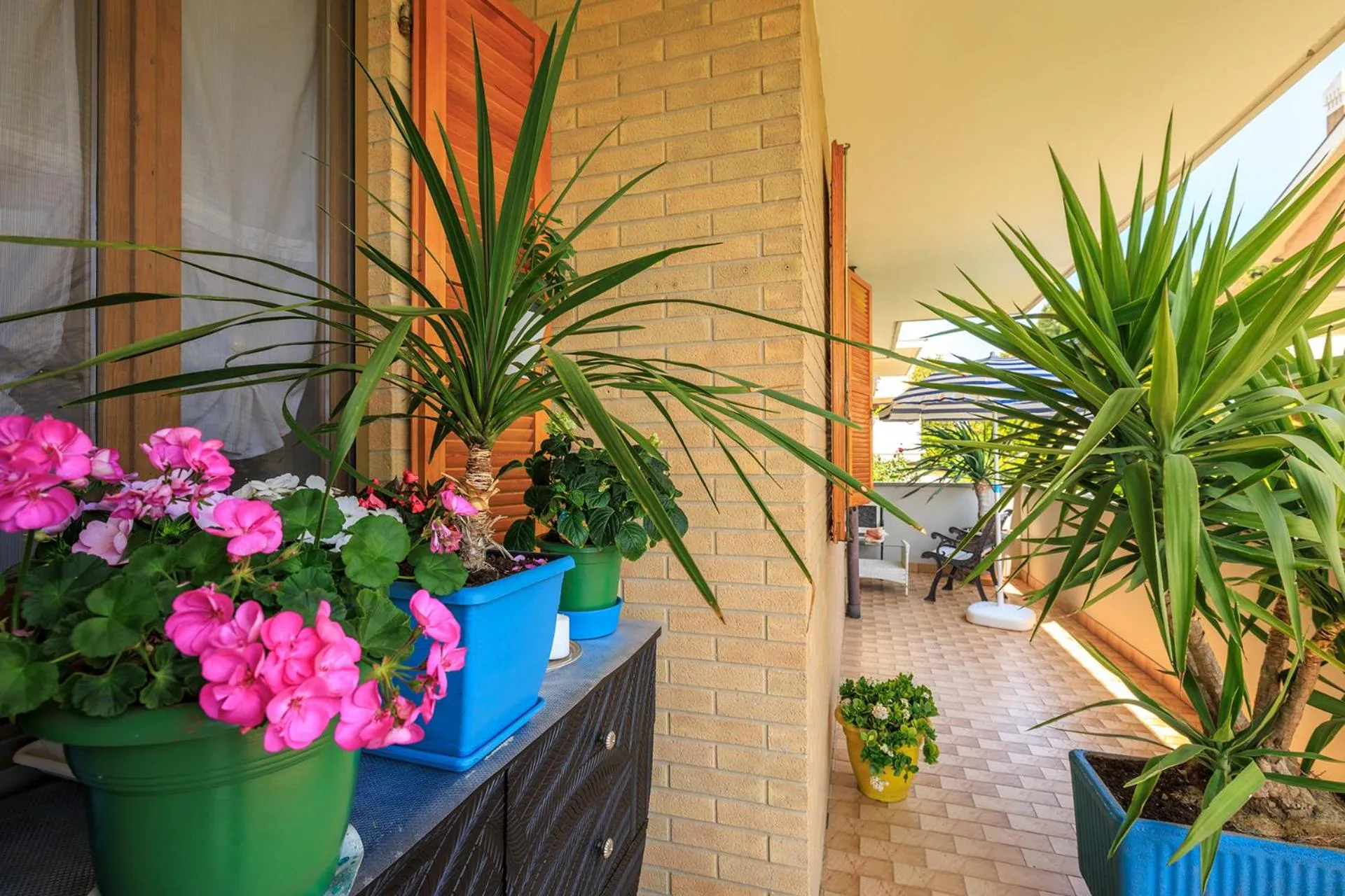 Balcony/Terrace in B&B Il Tiglio