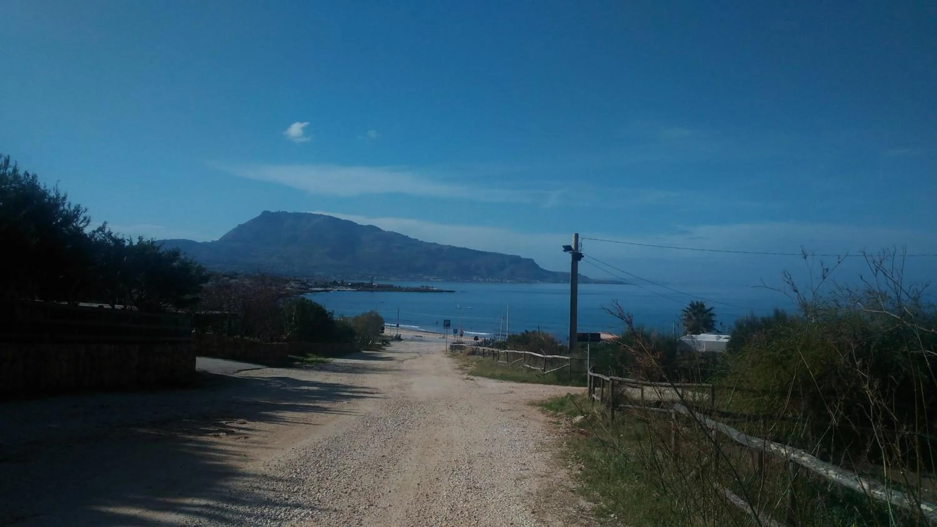 Natural landscape in Baia Cofano Home