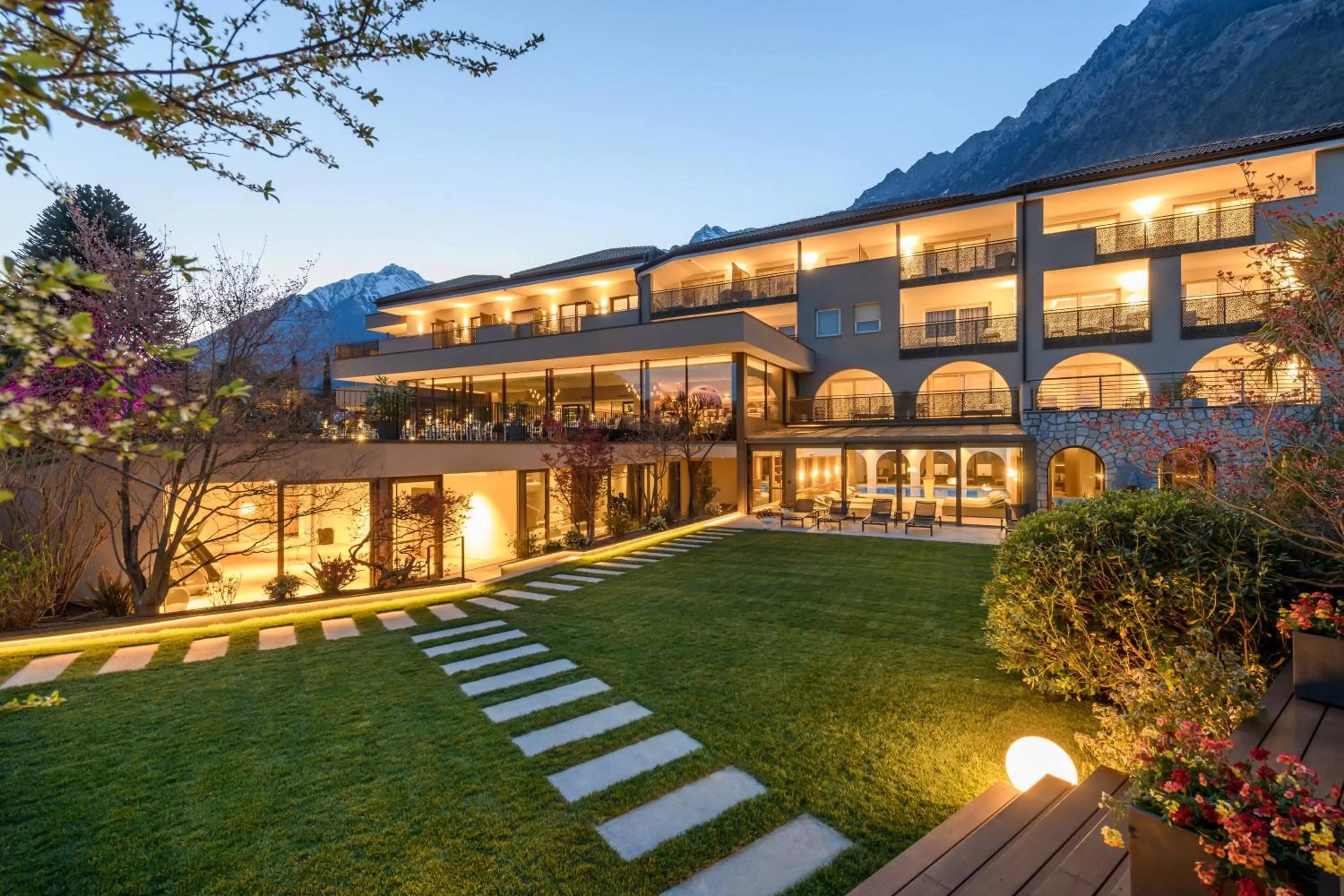 Property building in FAYN garden retreat hotel