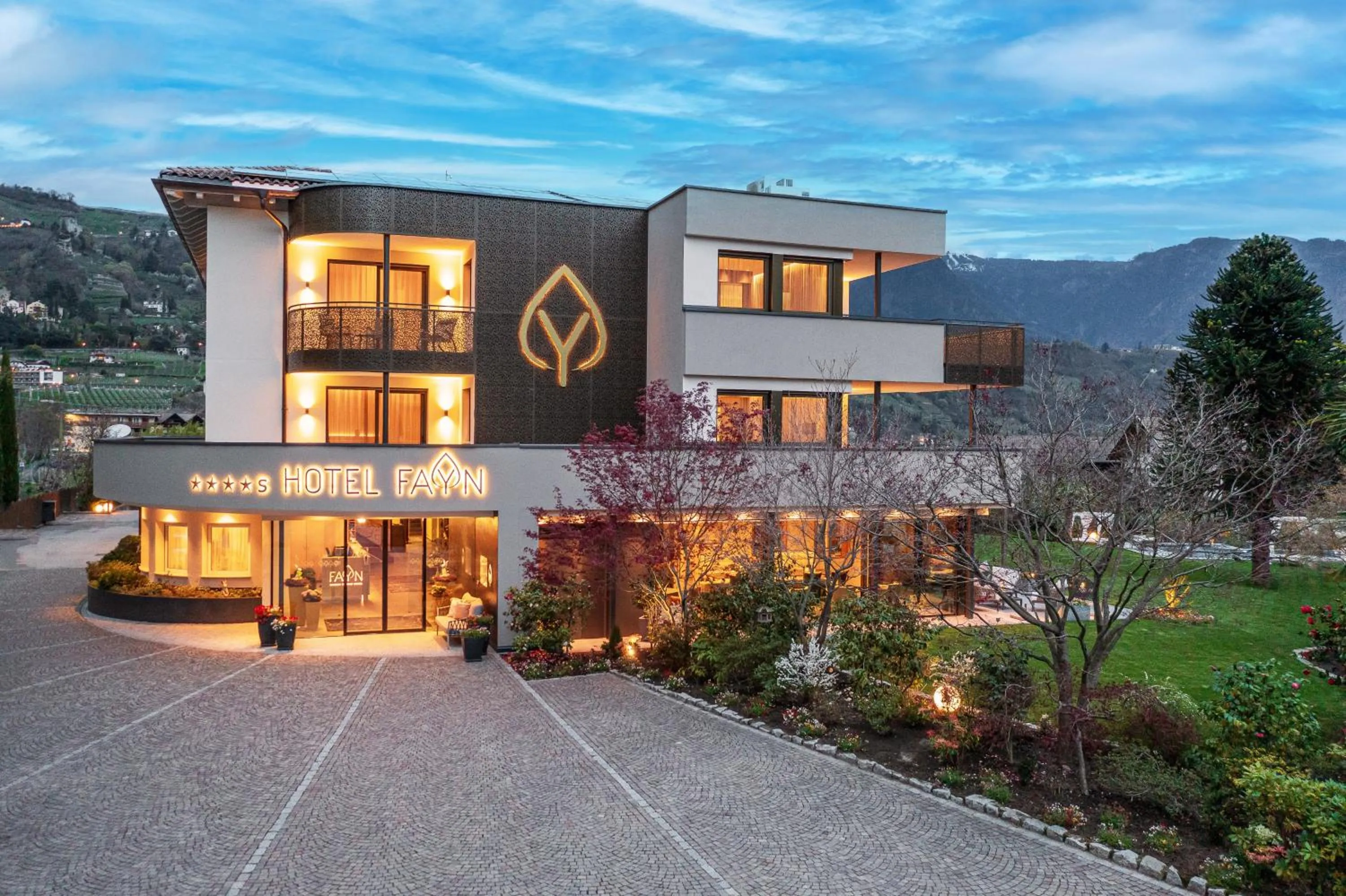 Property building in FAYN garden retreat hotel