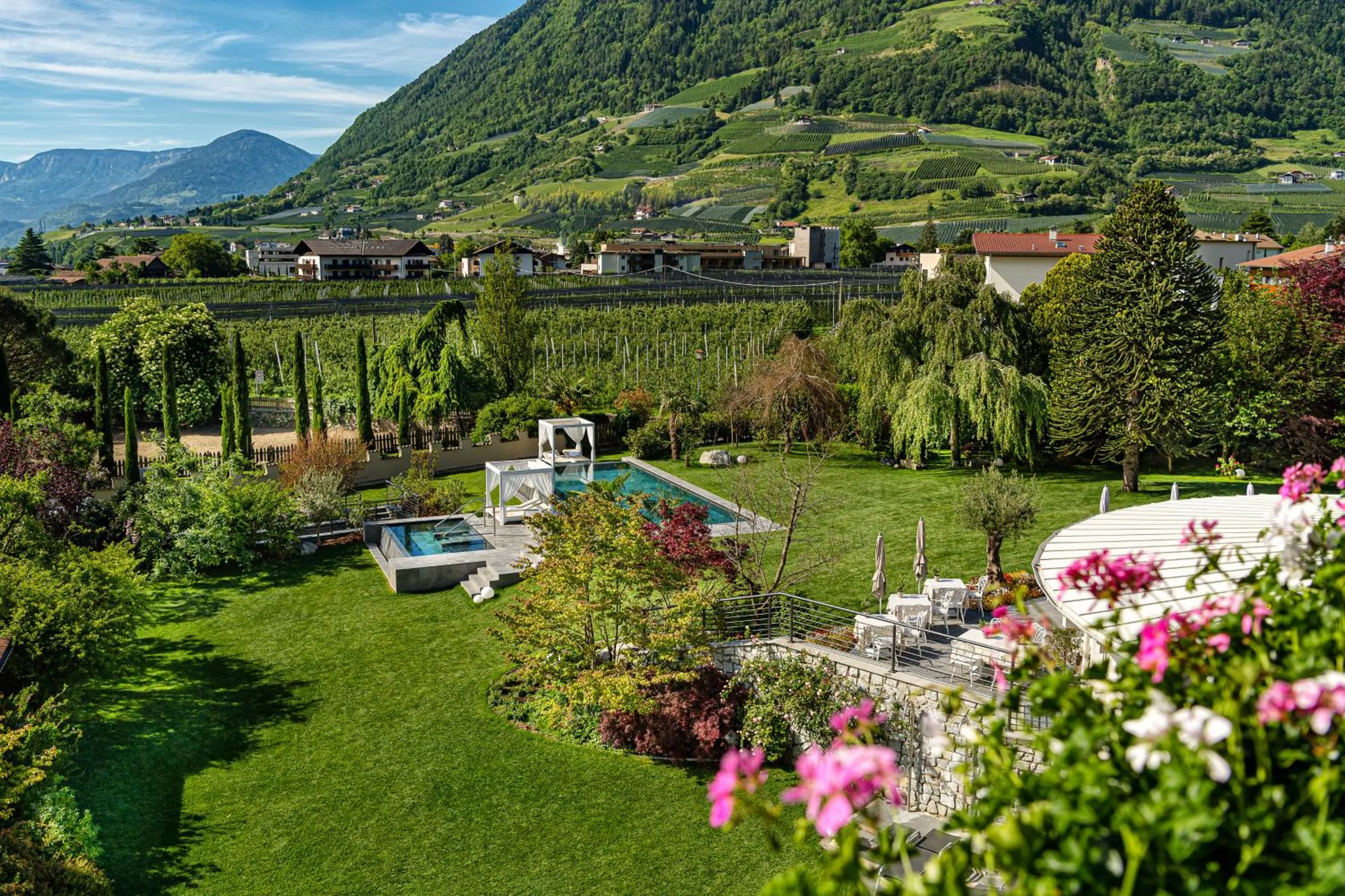 Spring in FAYN garden retreat hotel