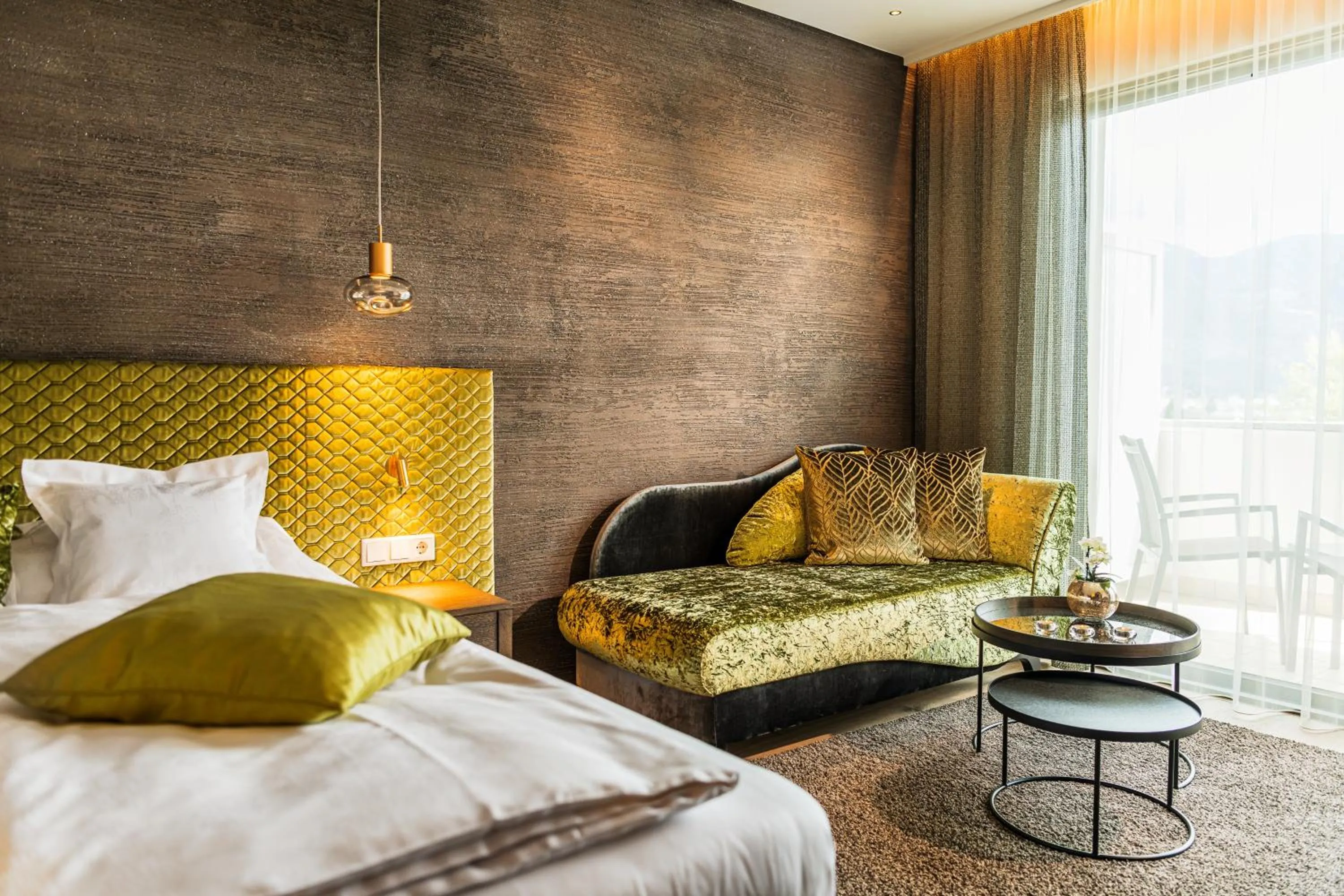 Bed in FAYN garden retreat hotel