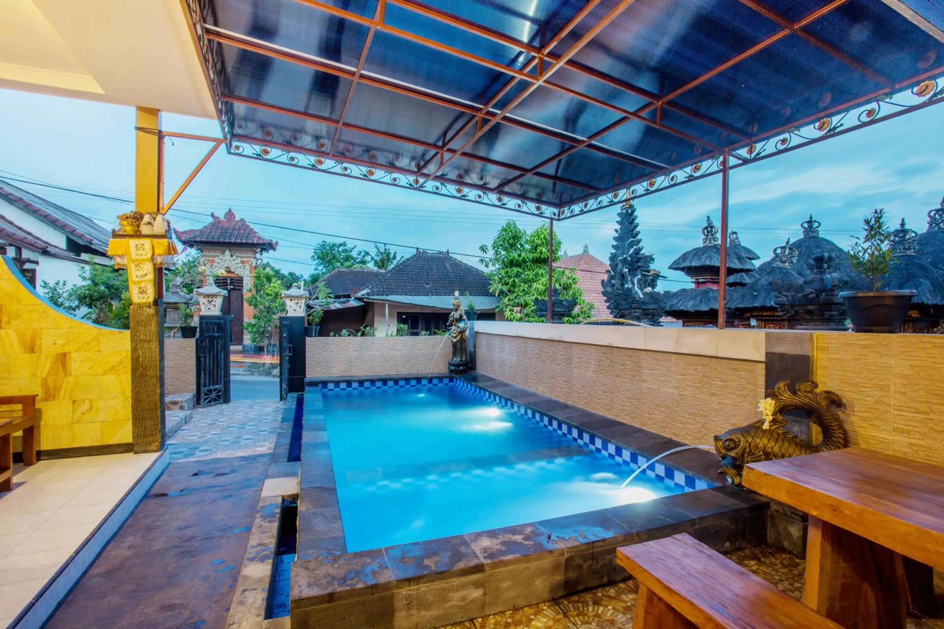 Pool view in Taman Homestay