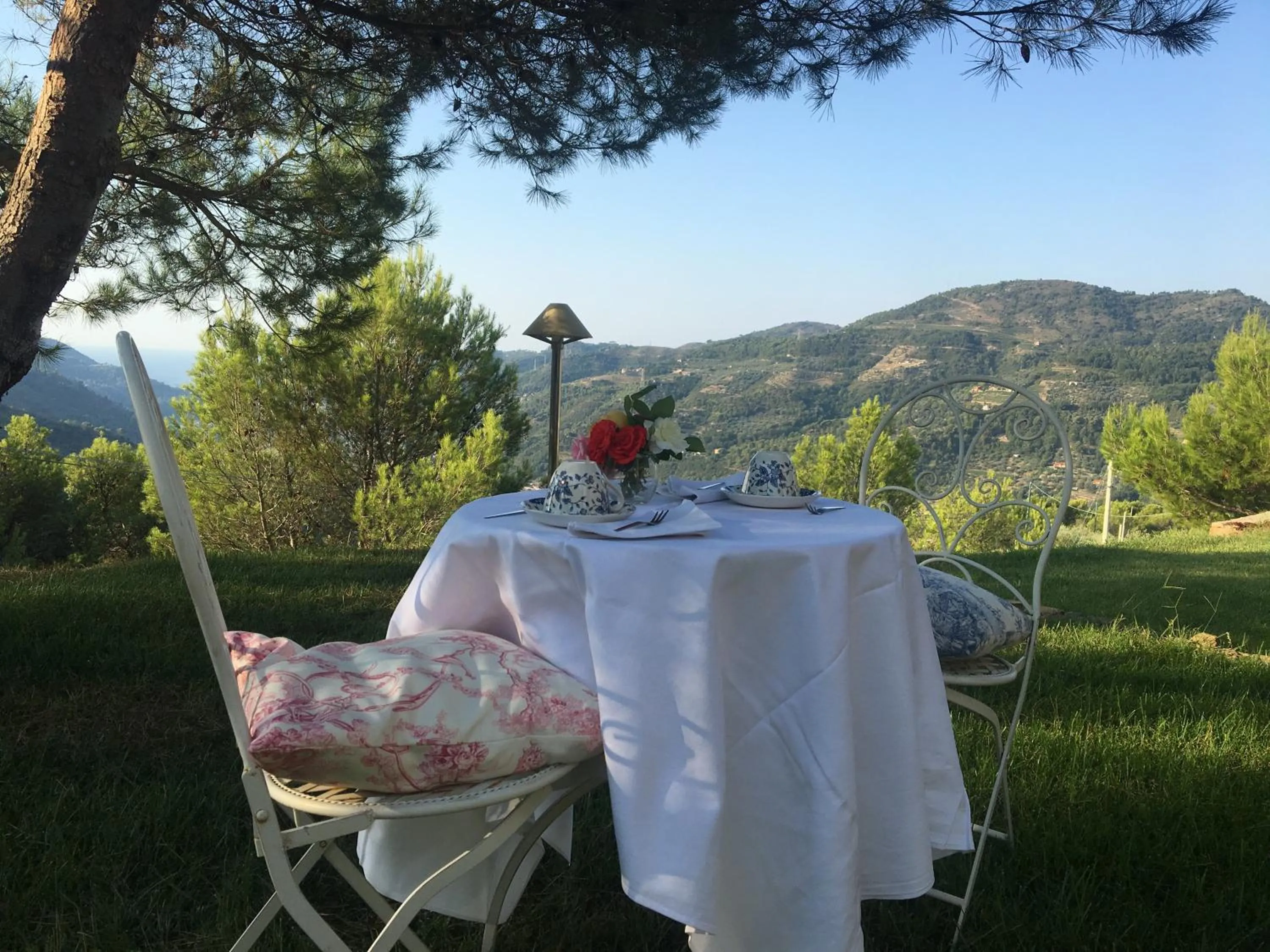 Garden view in B&B Normanna