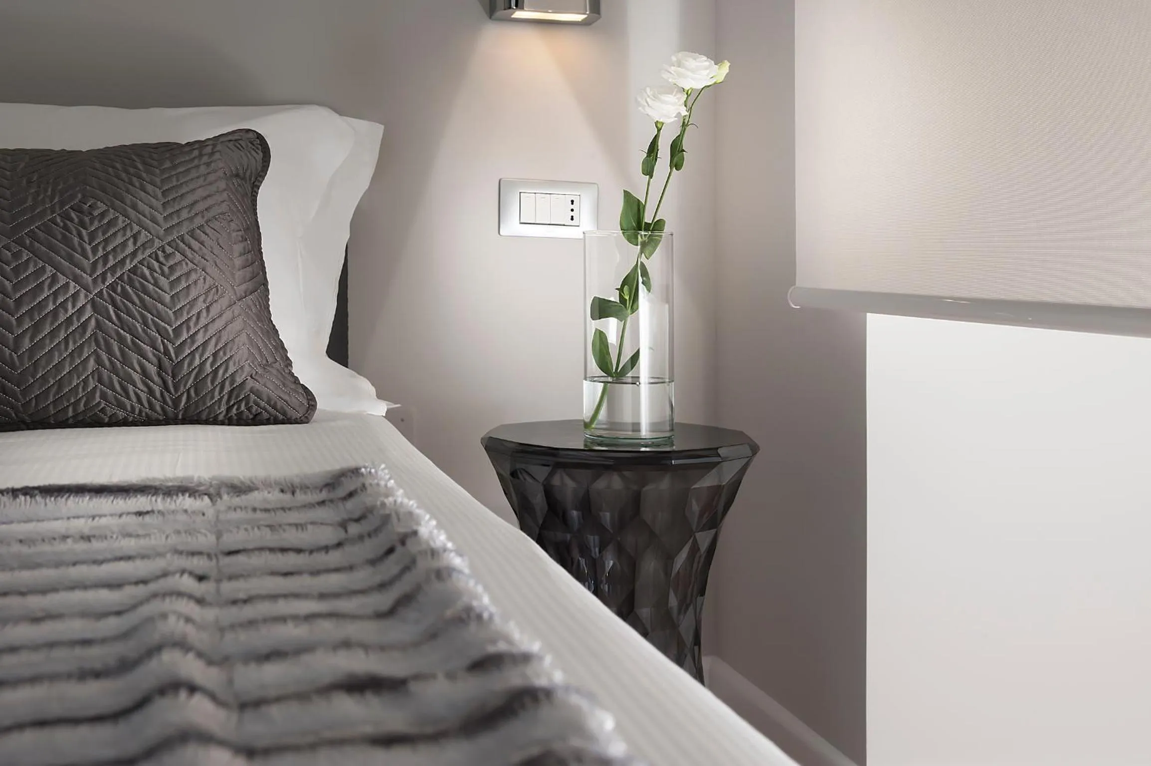 Decorative detail, Bed in Colosseum Corner