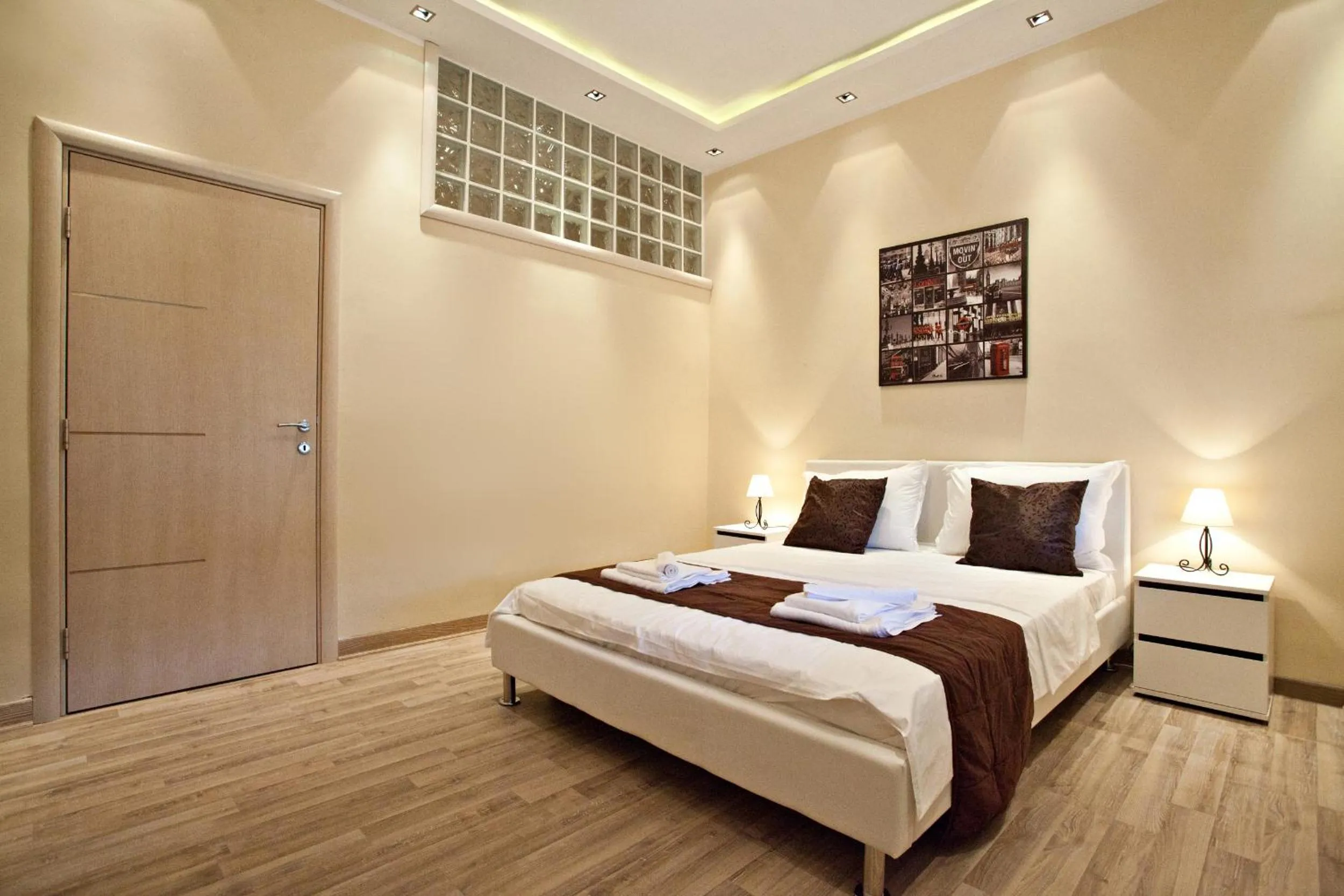 Bedroom, Bed in Feel Belgrade Bohemian Apartment
