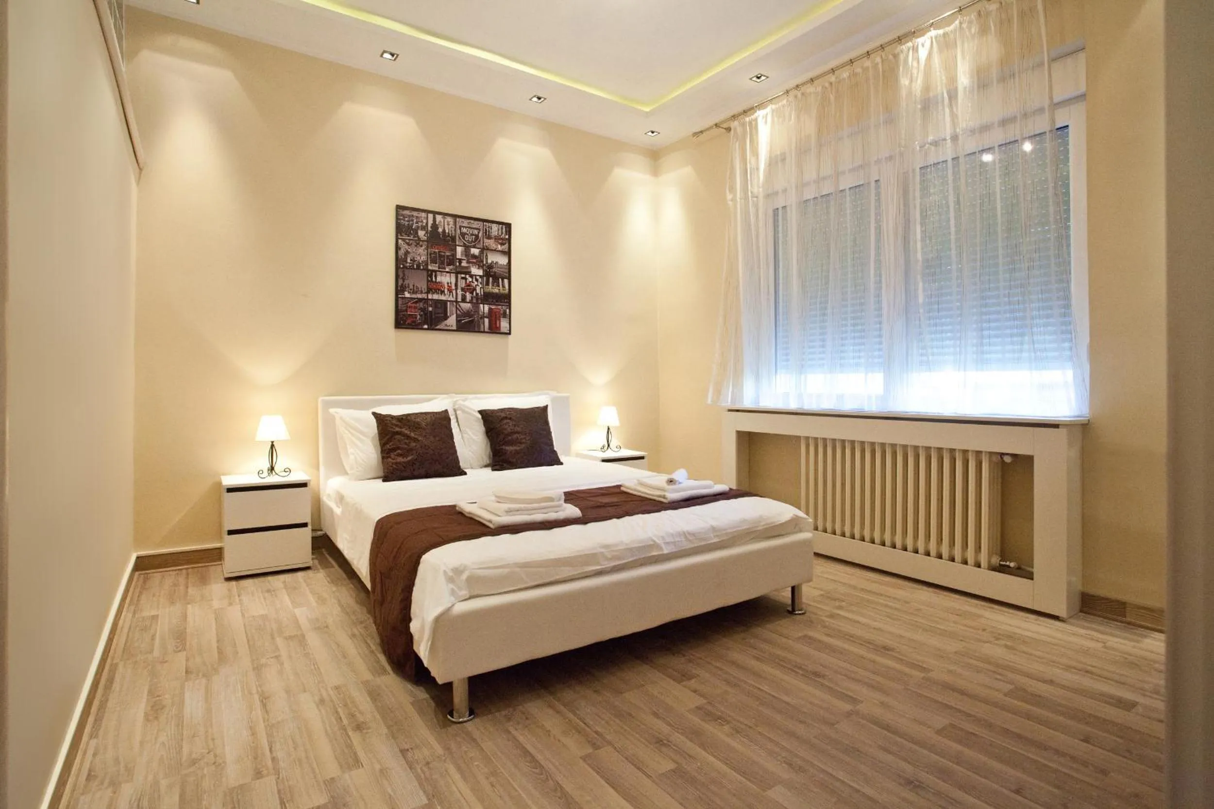Bedroom, Bed in Feel Belgrade Bohemian Apartment
