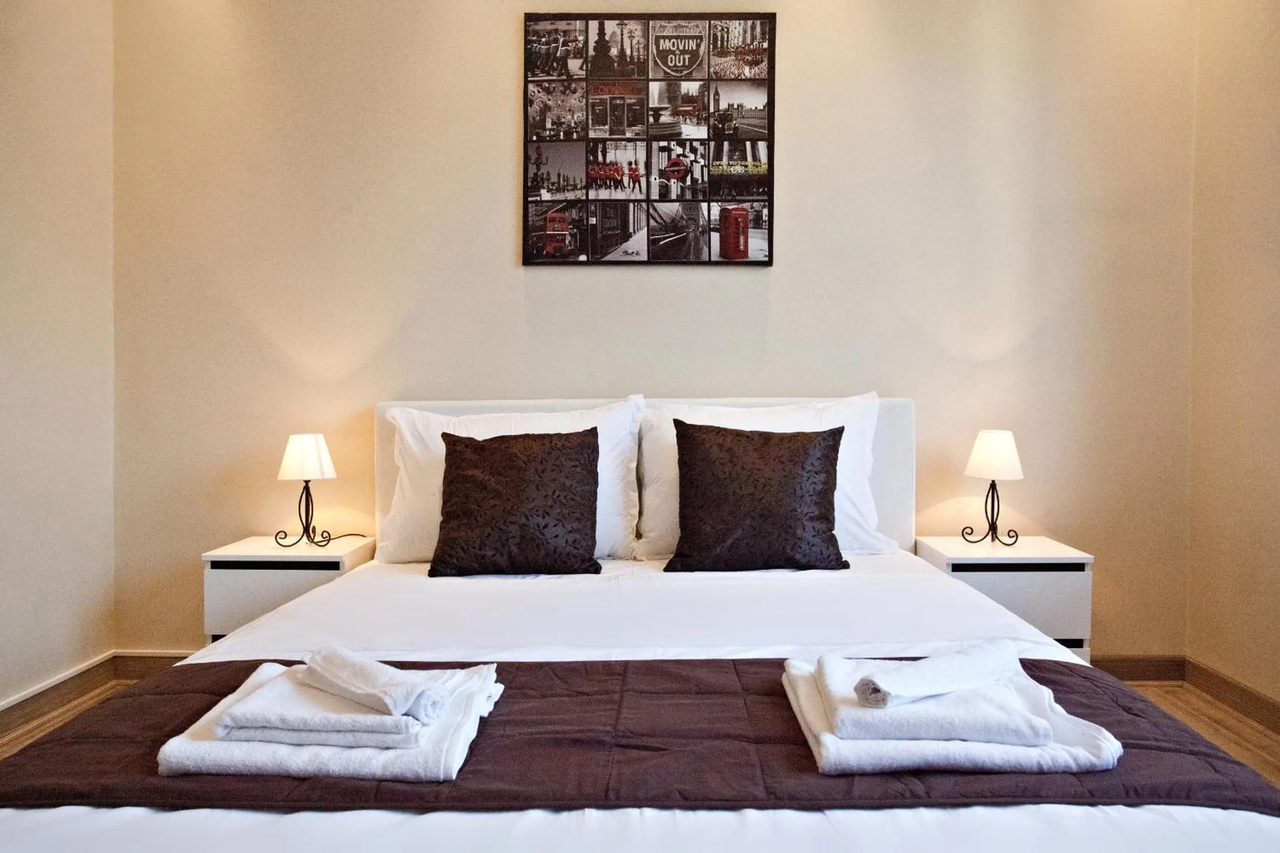 Bedroom, Bed in Feel Belgrade Bohemian Apartment