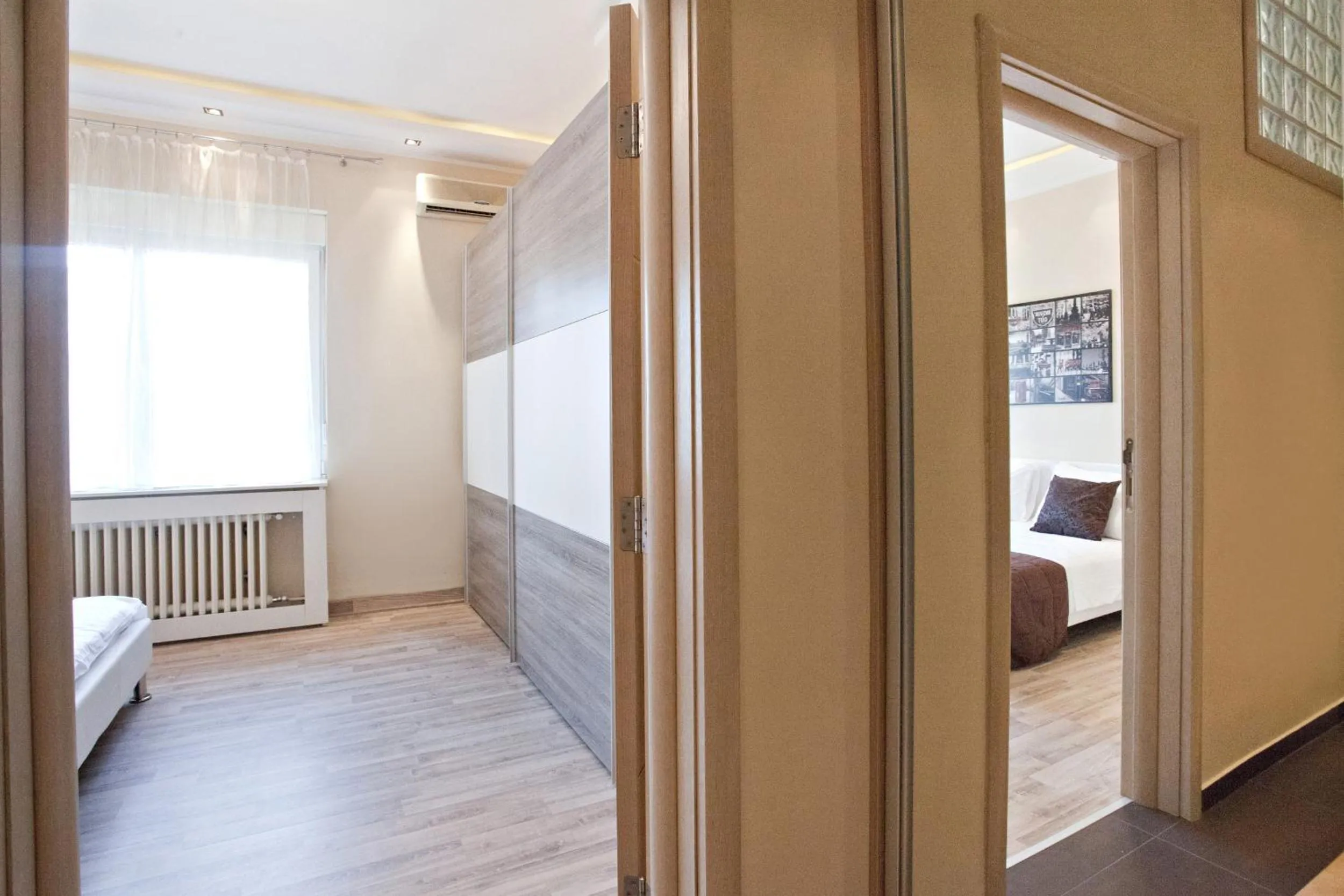 Bedroom, Bed in Feel Belgrade Bohemian Apartment