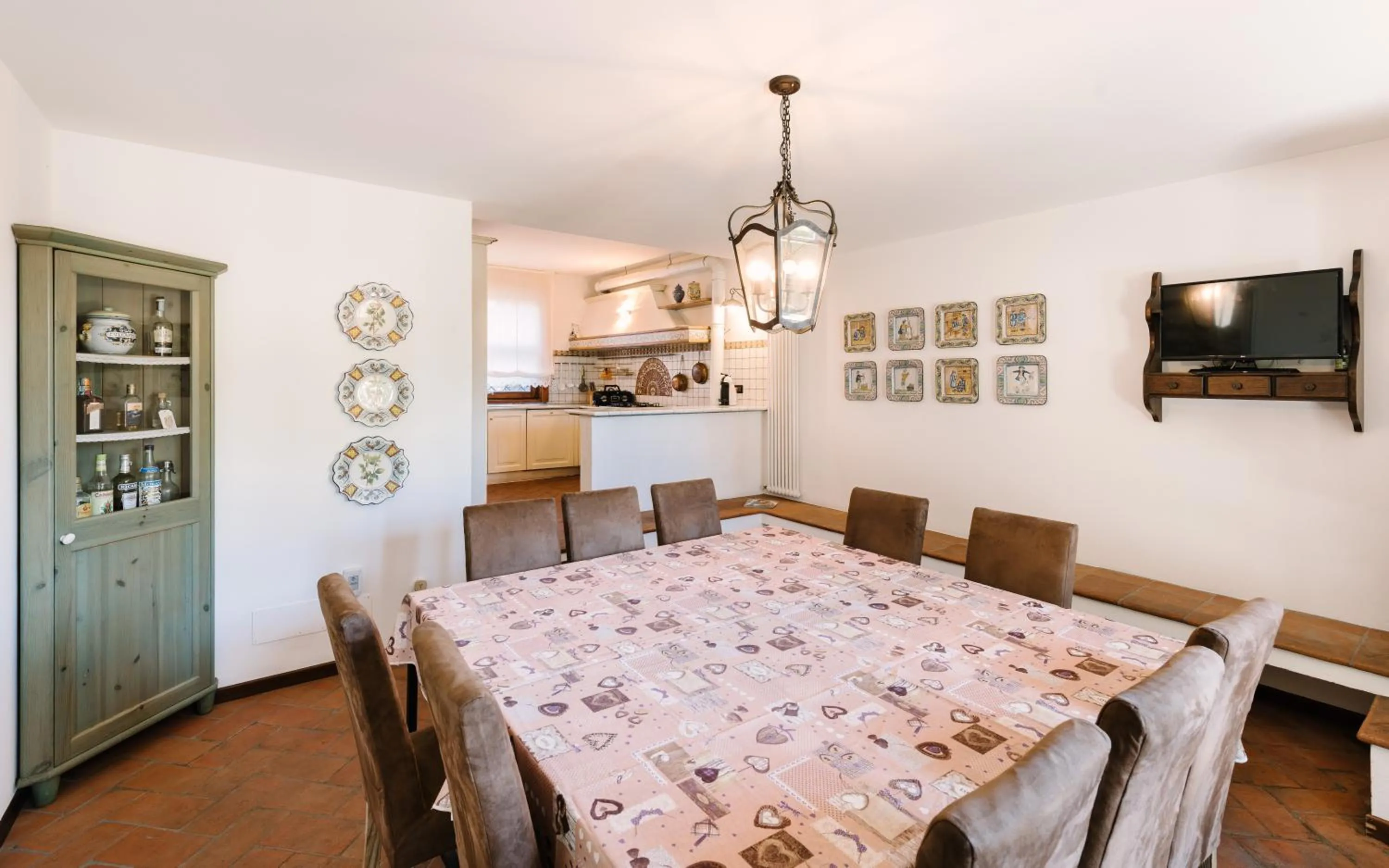 Dining area in Villa Rosalia