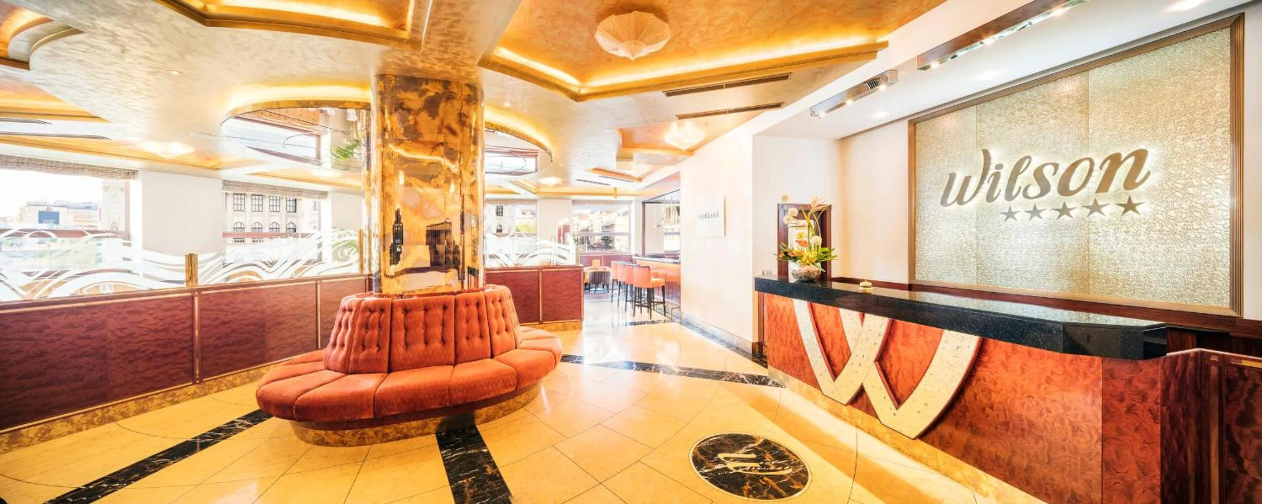 Lobby or reception in Occidental Praha Wilson