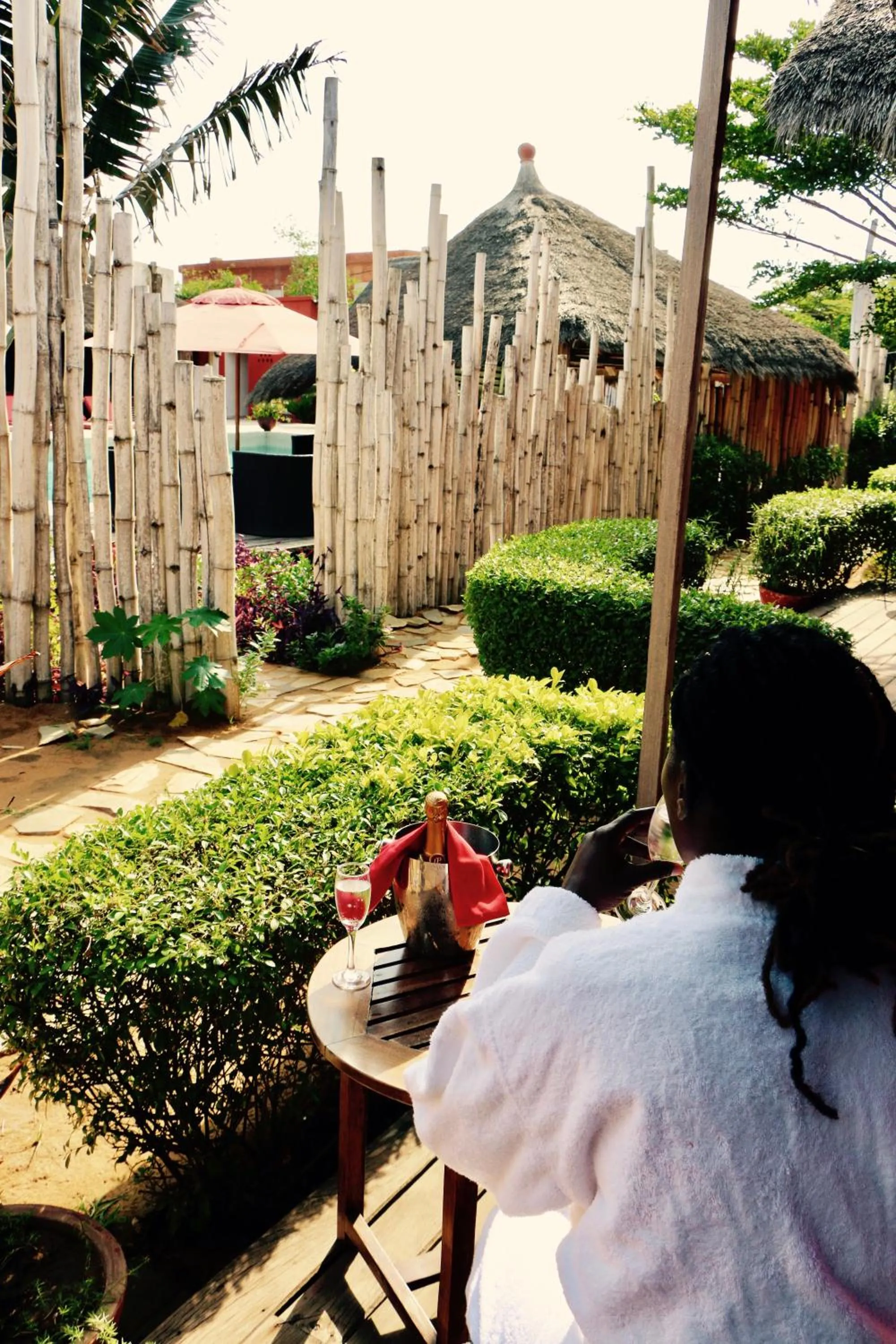 Pool view in Pure Plage