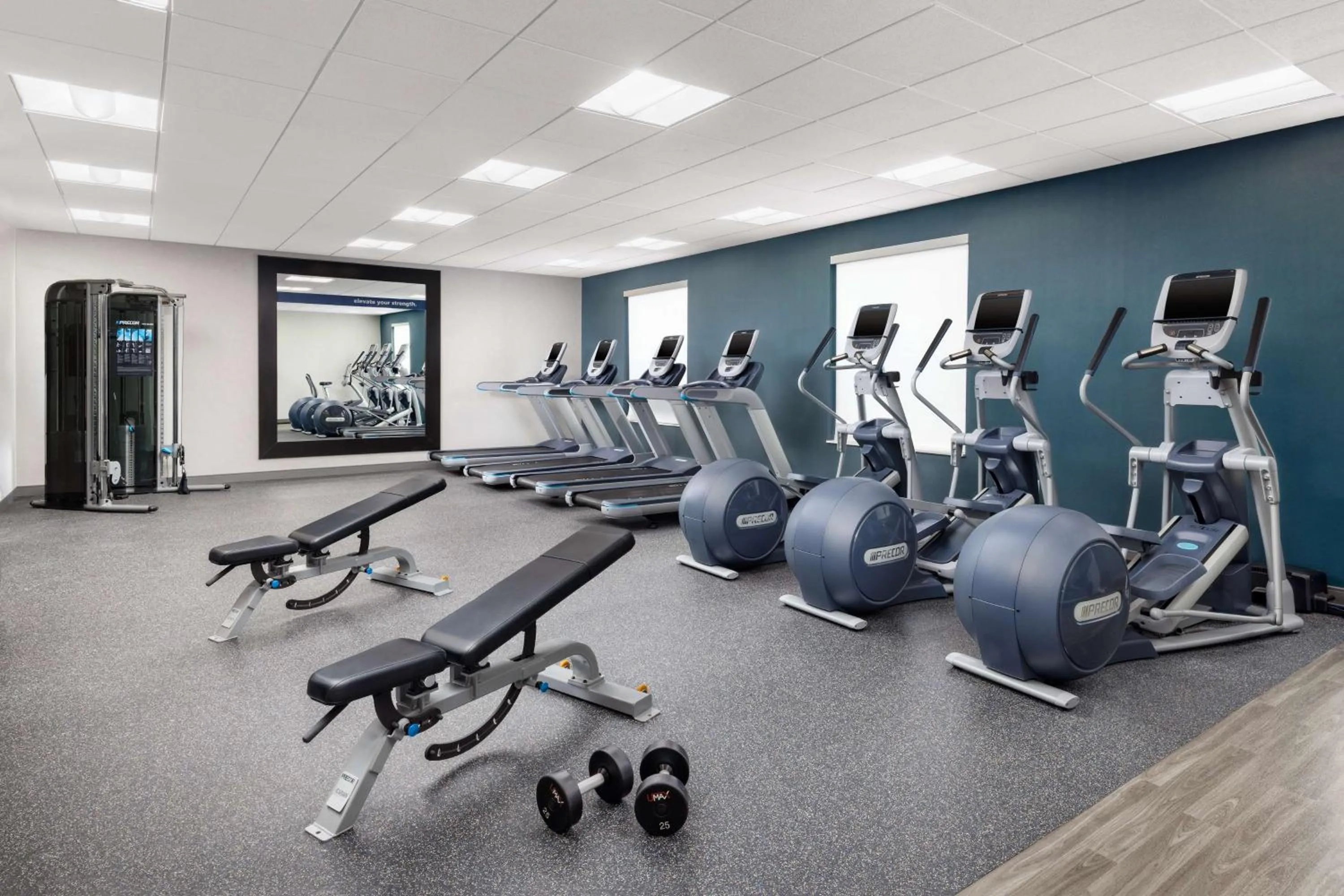 Fitness centre/facilities in Hampton Inn & Suites - Napa, CA