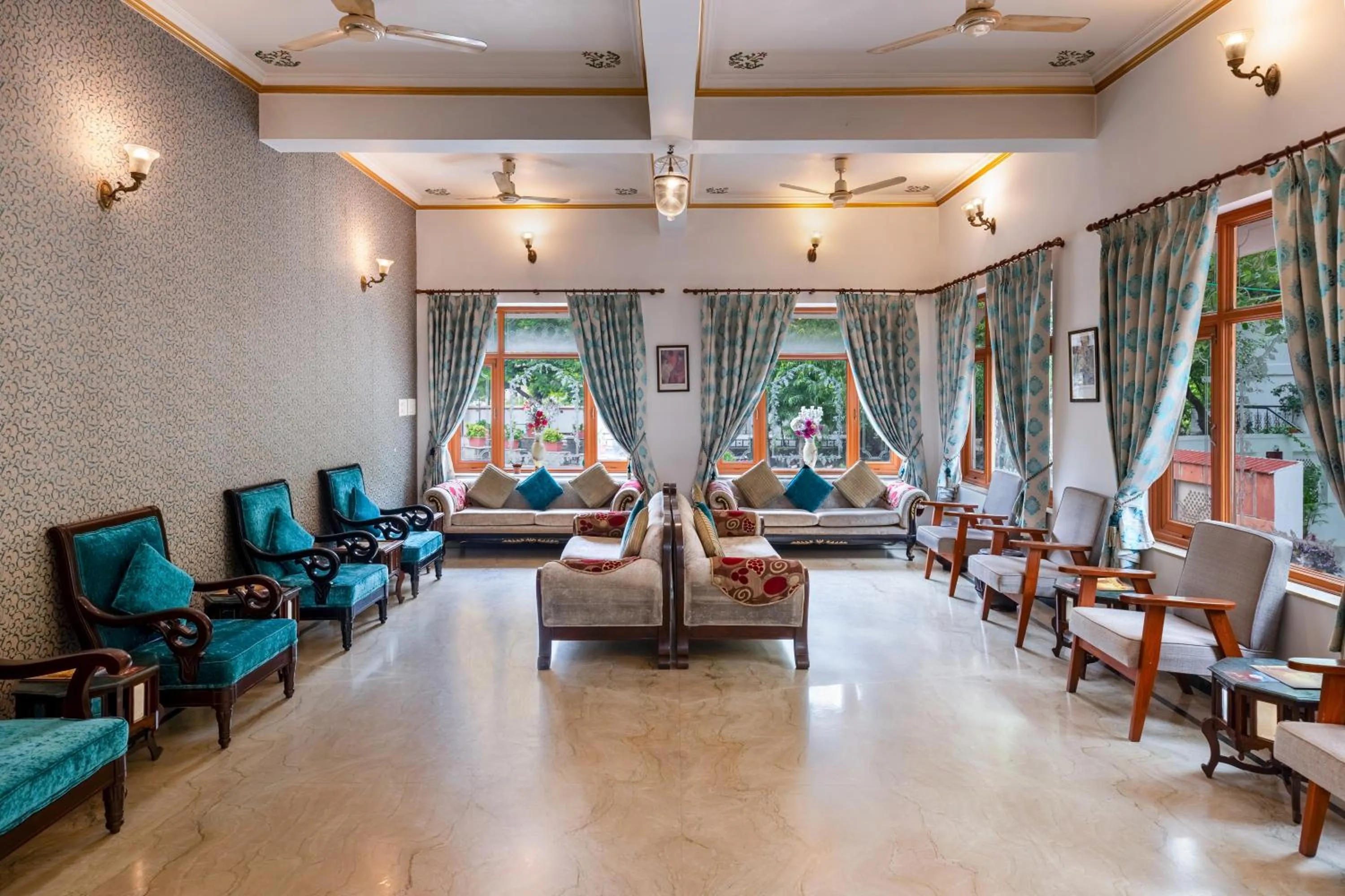 Lobby or reception in Amantra Shilpi Resort & Spa Udaipur