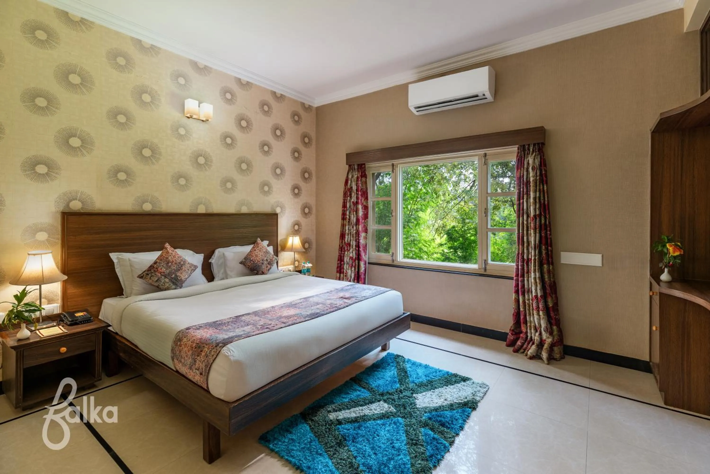 Bedroom, Bed in Amantra Shilpi Resort & Spa Udaipur