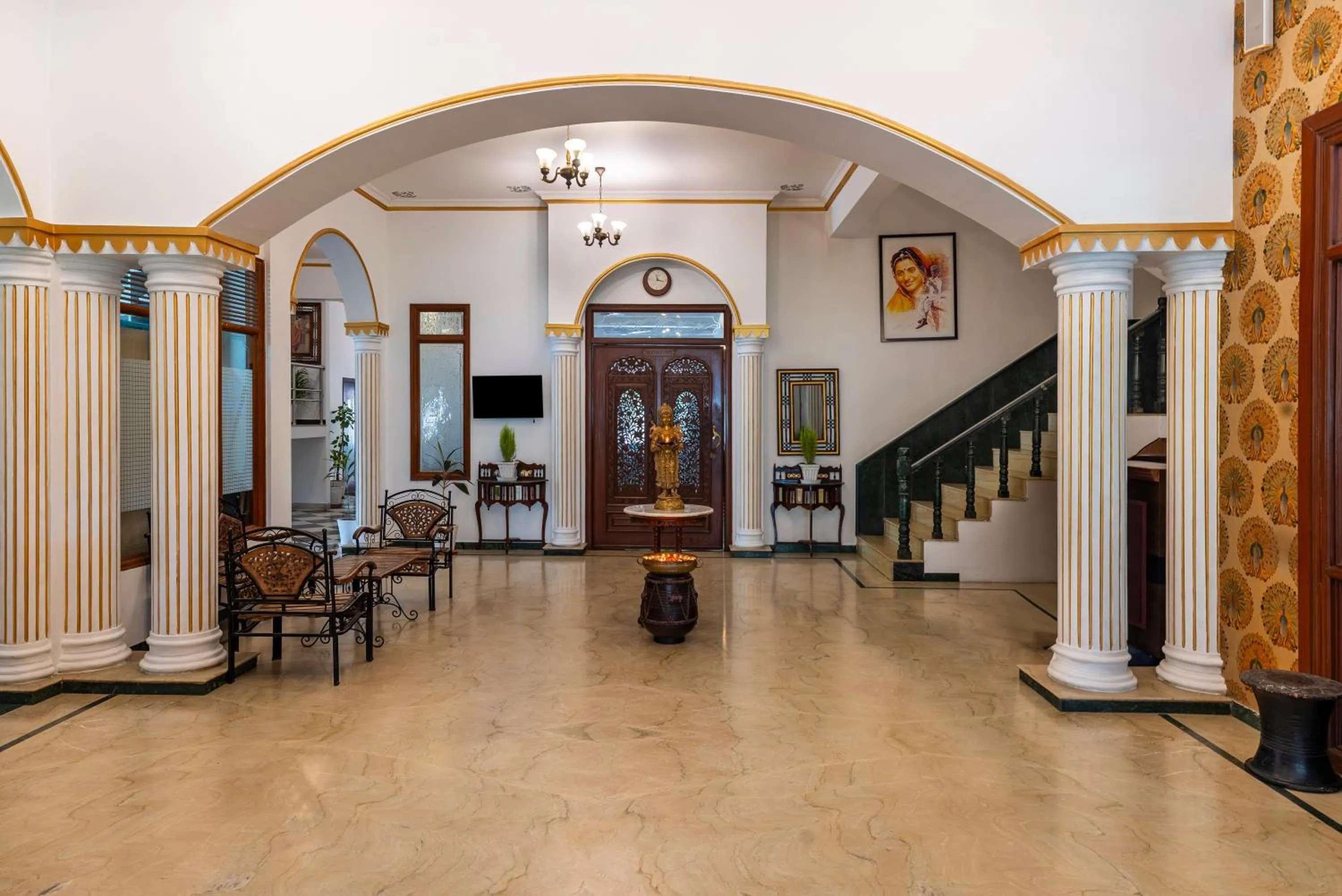 Lobby or reception in Amantra Shilpi Resort & Spa Udaipur