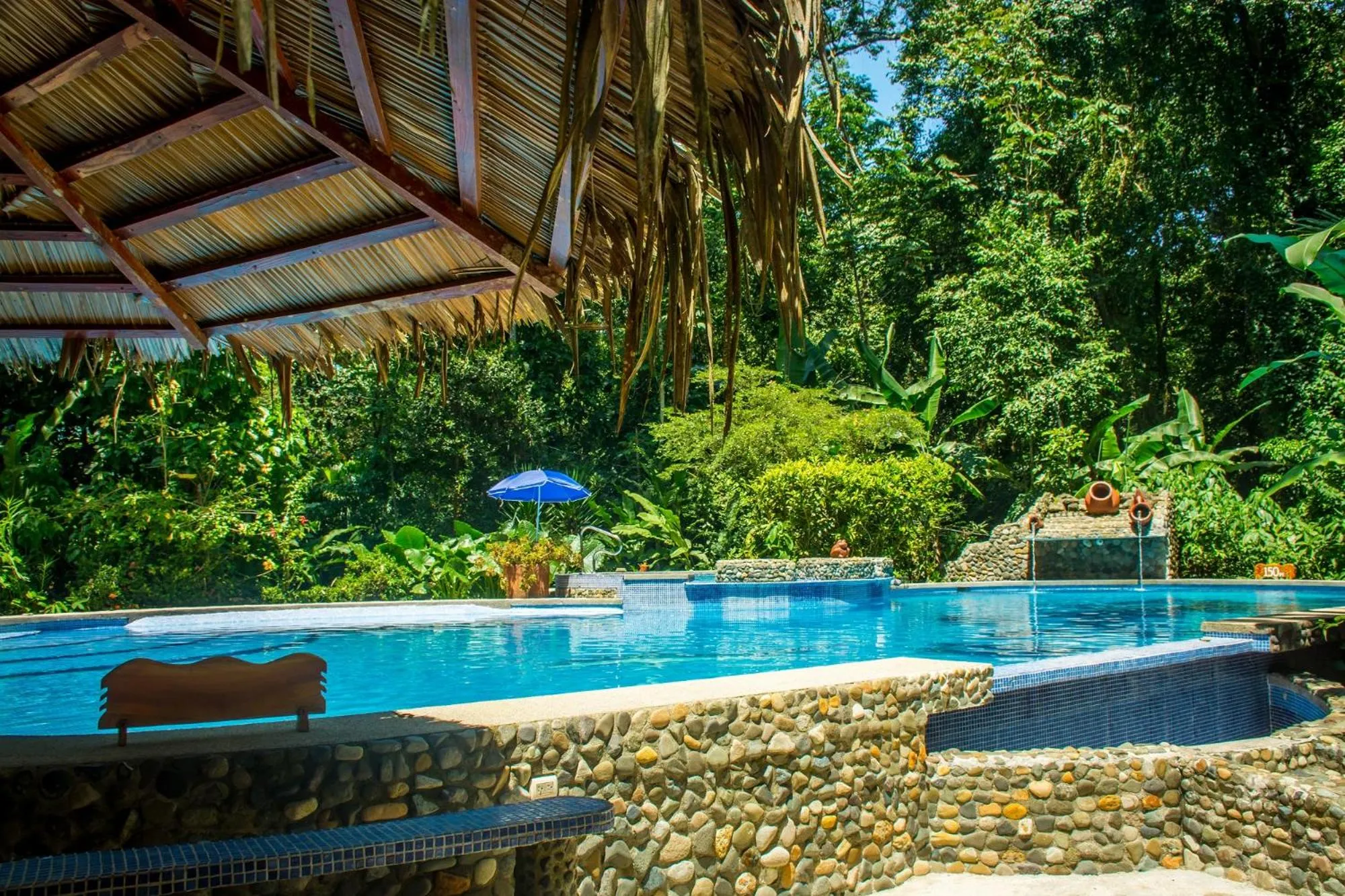 Swimming pool in The Goddess Garden Eco-Resort