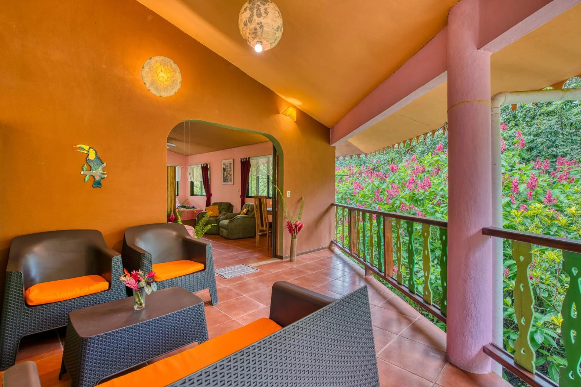 Balcony/Terrace in The Goddess Garden Eco-Resort