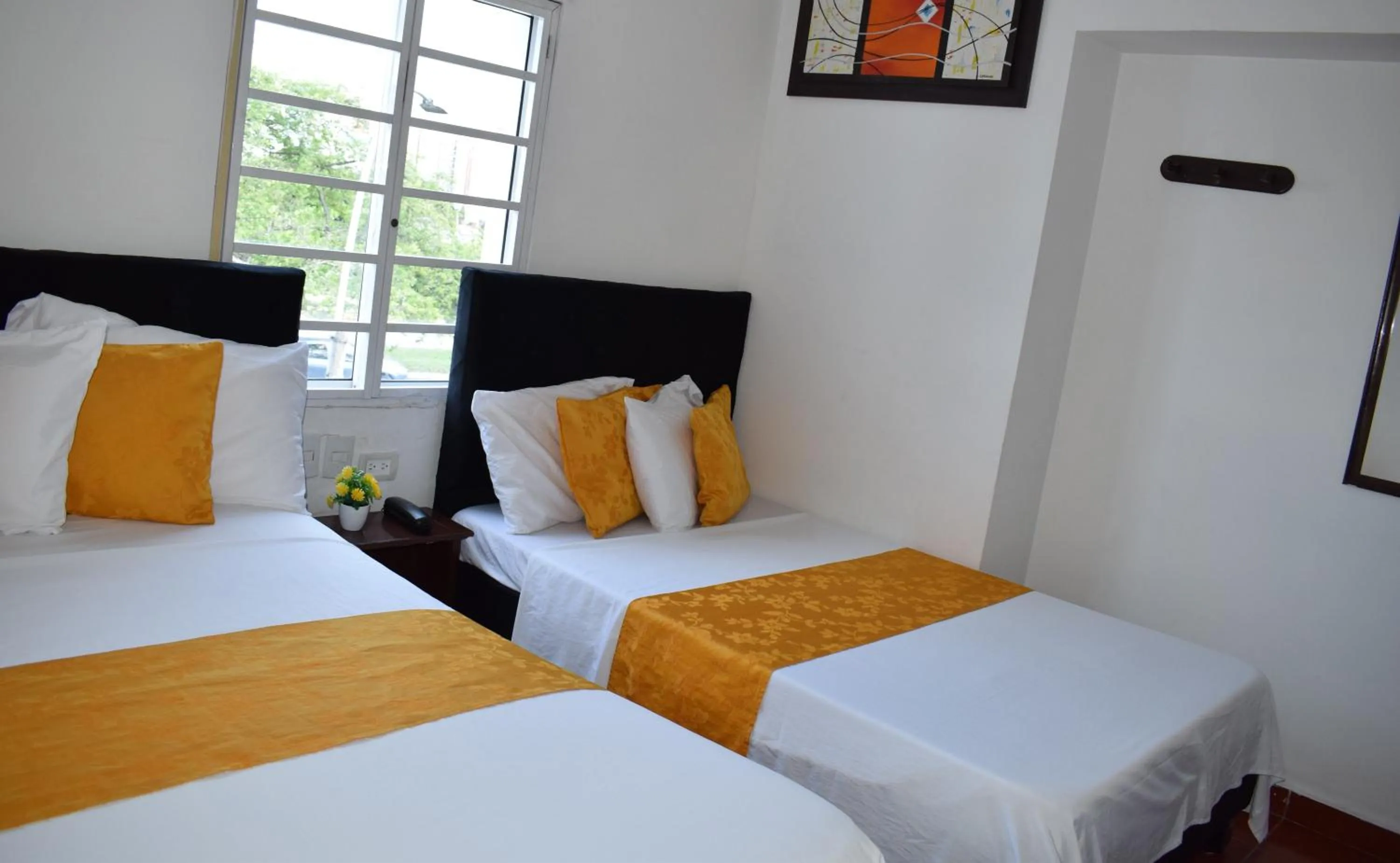 Bed in Hotel Avenida 3 Real en el norte de Cali