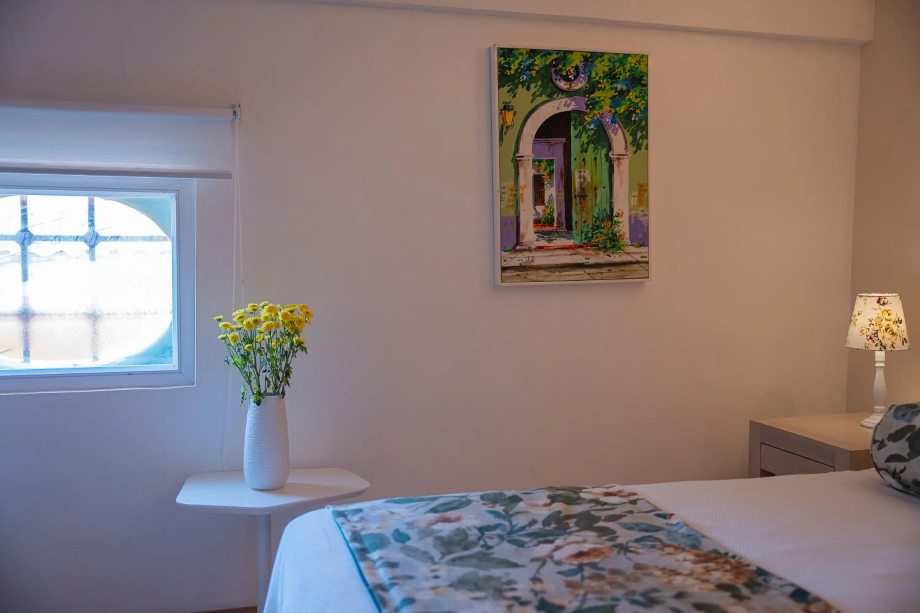 Decorative detail, Bed in Posada La Fe