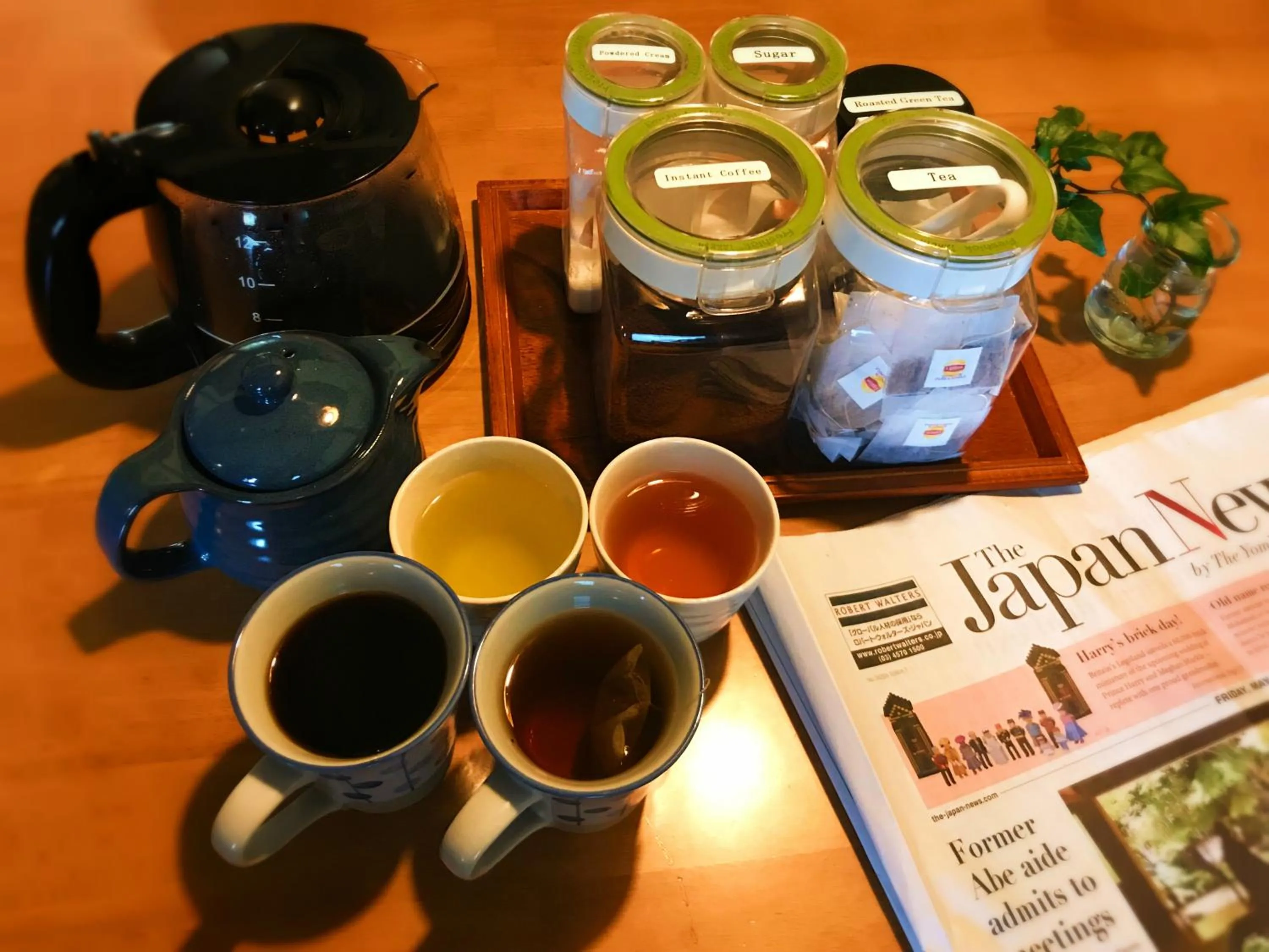 Non alcoholic drinks in K's House Takayama Oasis [2nd K's Hostel]