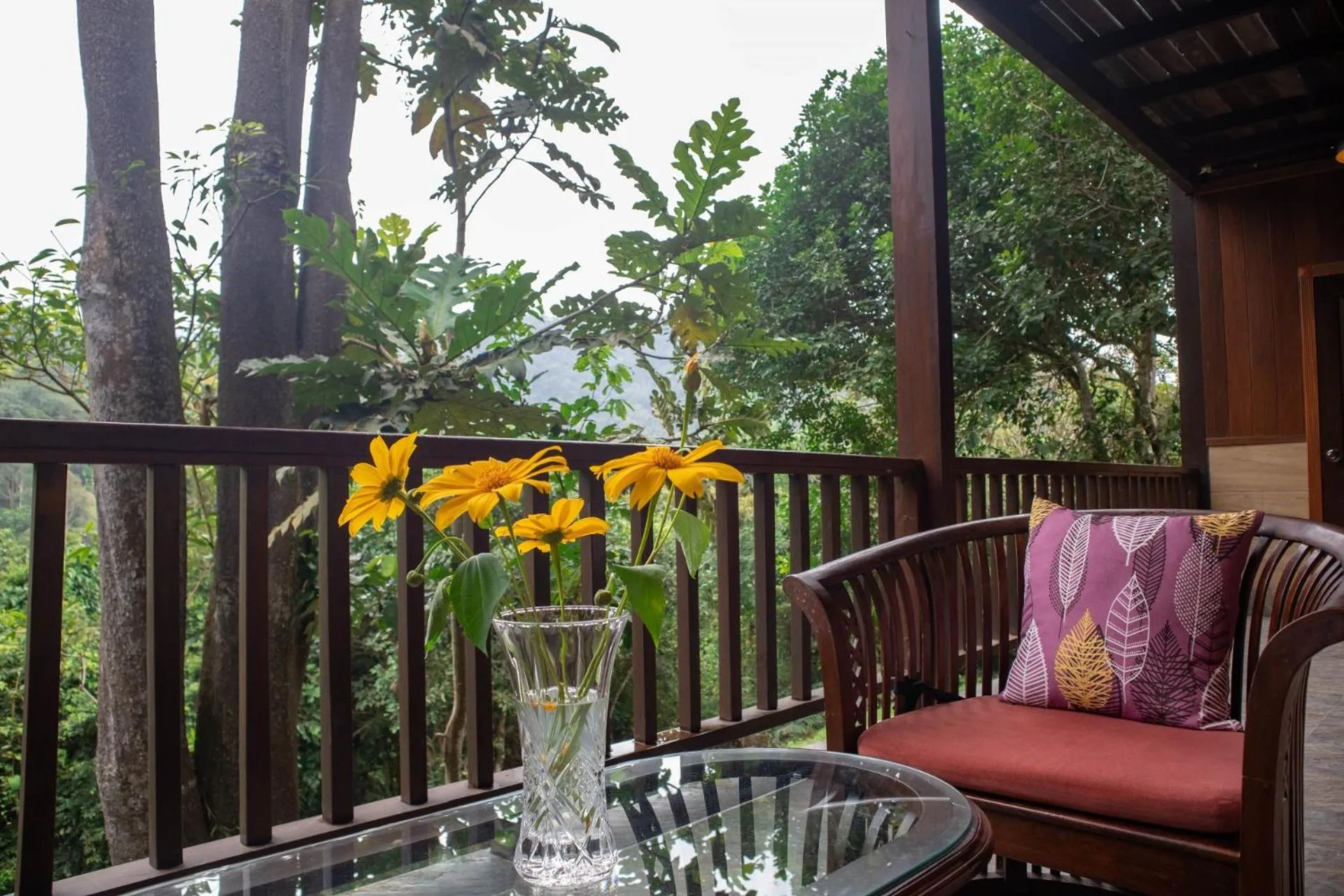 Balcony/Terrace in De Serenity - Exclusive Jungle Retreat