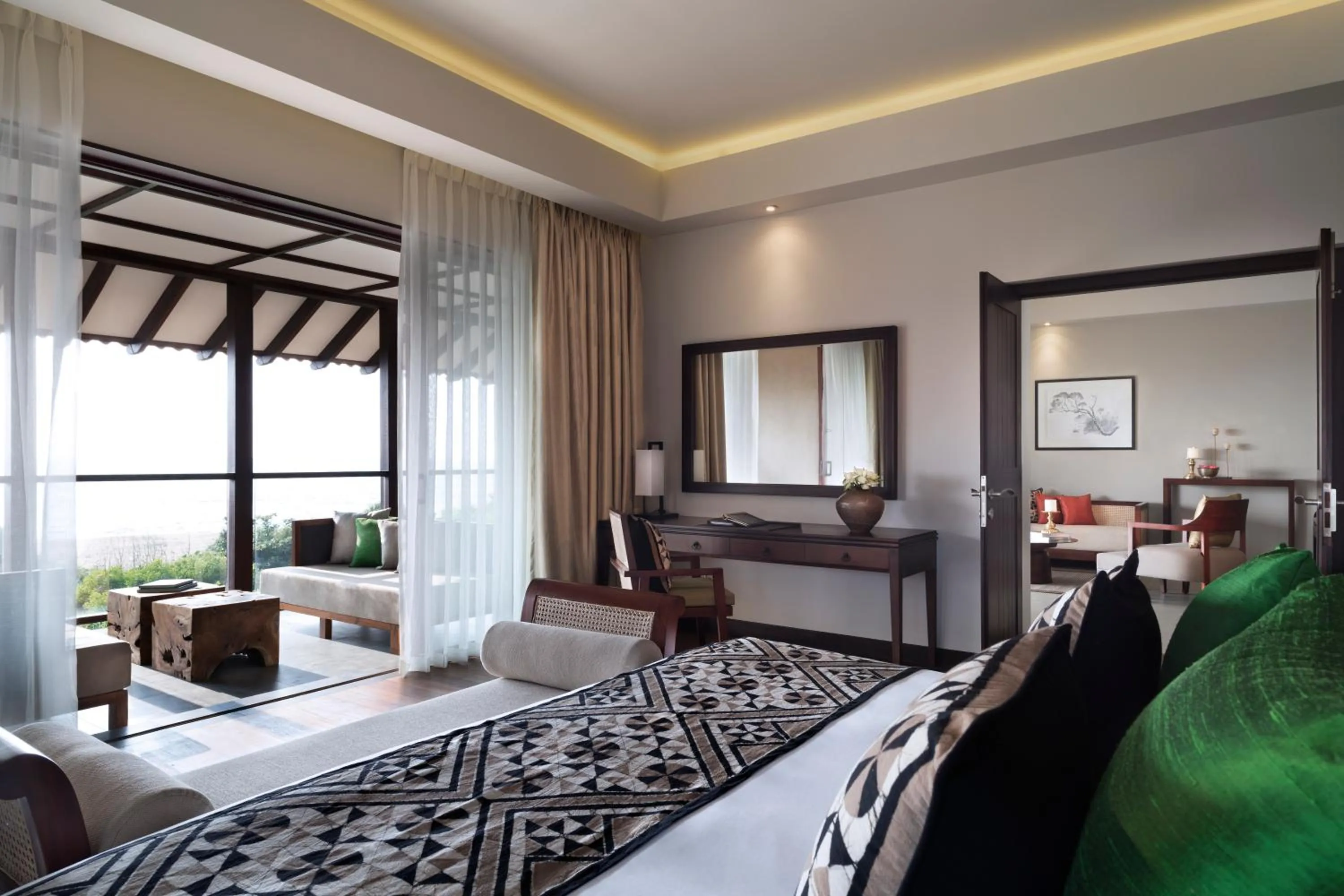 Bed in Anantara Kalutara Resort