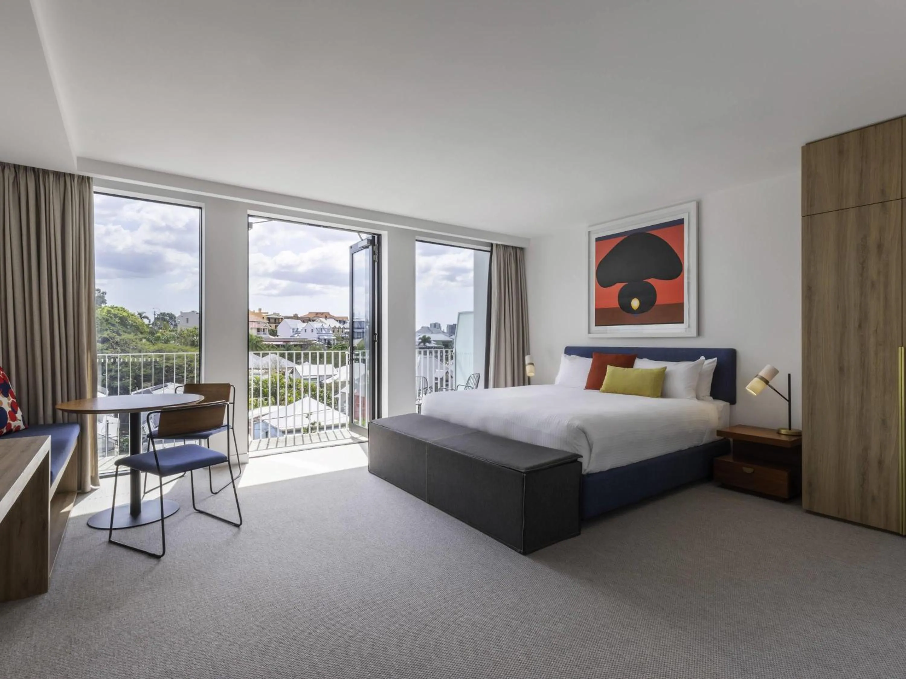 Bedroom, Bed in The Johnson Brisbane - Art Series