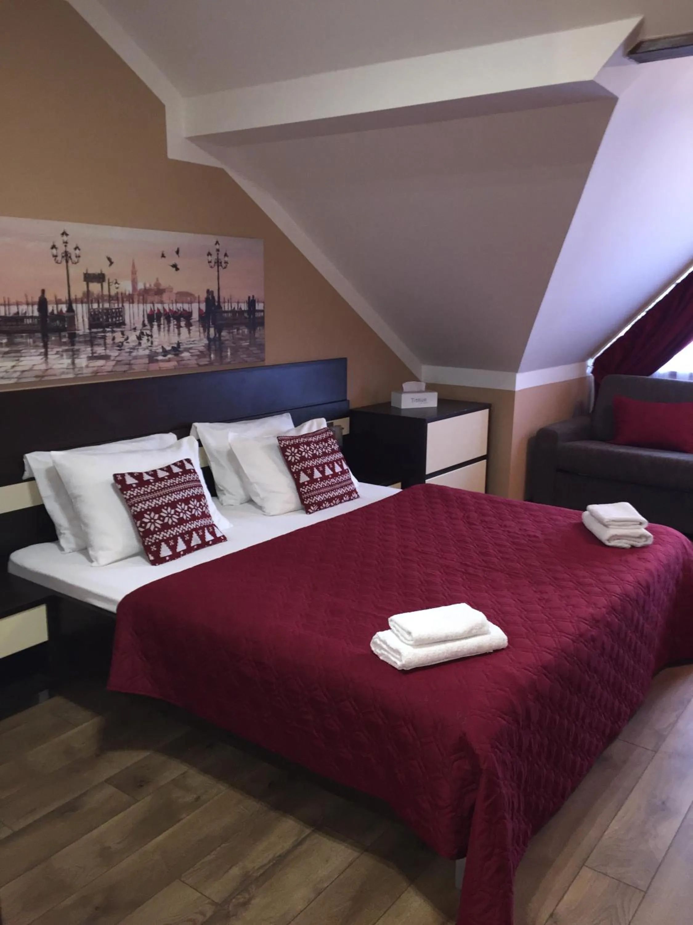 Bedroom, Bed in Apartmán Bešeňová