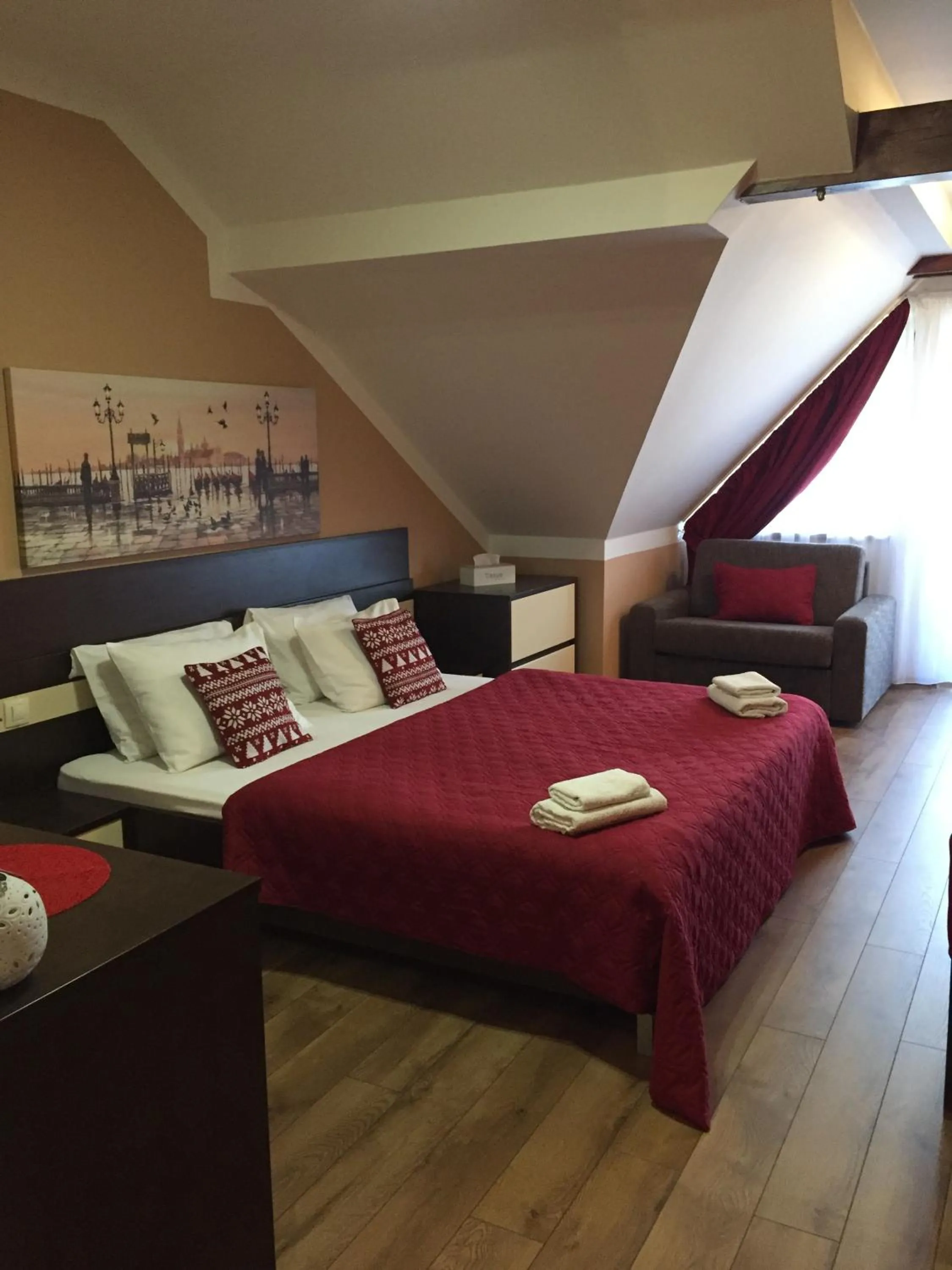 Bedroom, Bed in Apartmán Bešeňová