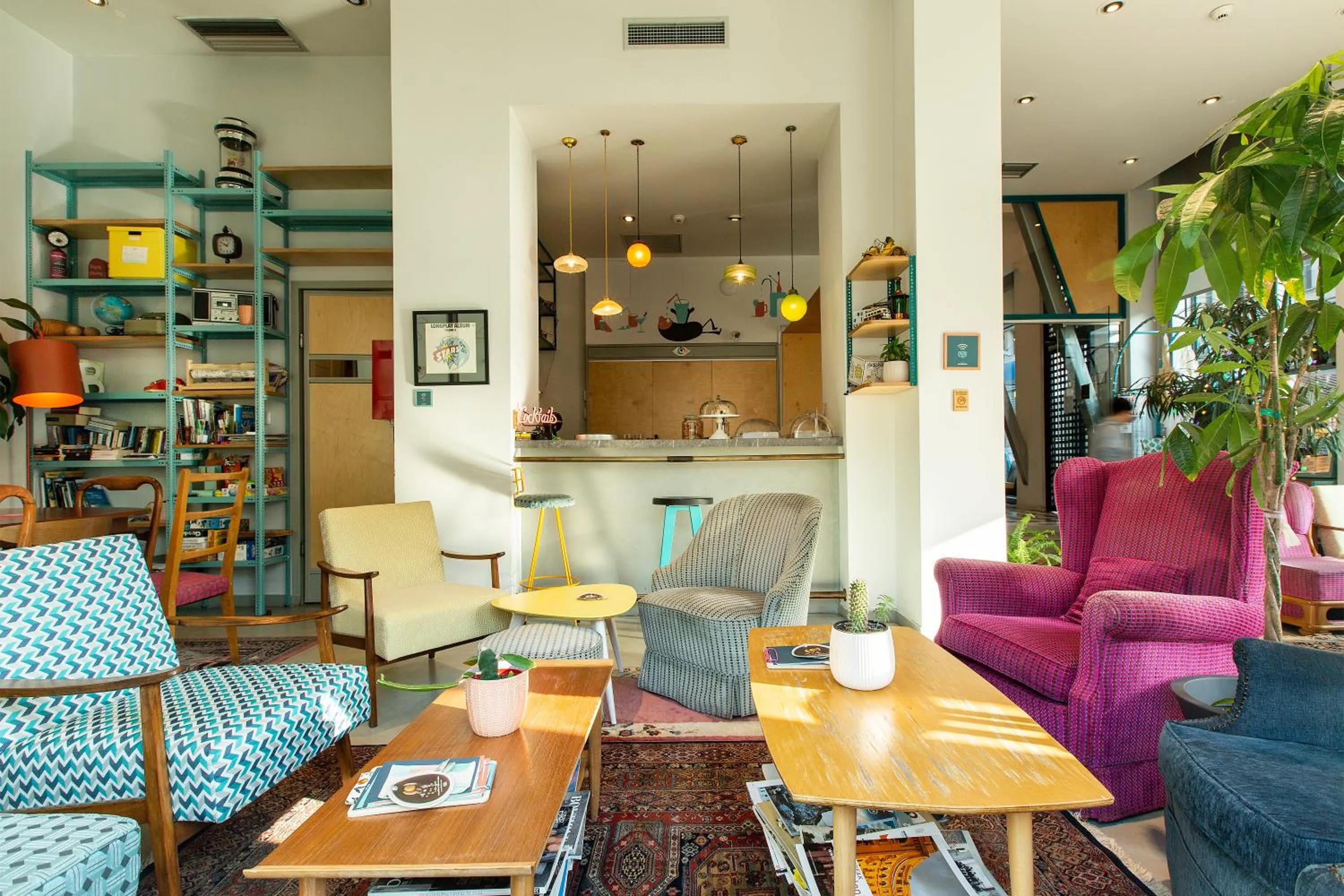 Living room in The Caravan