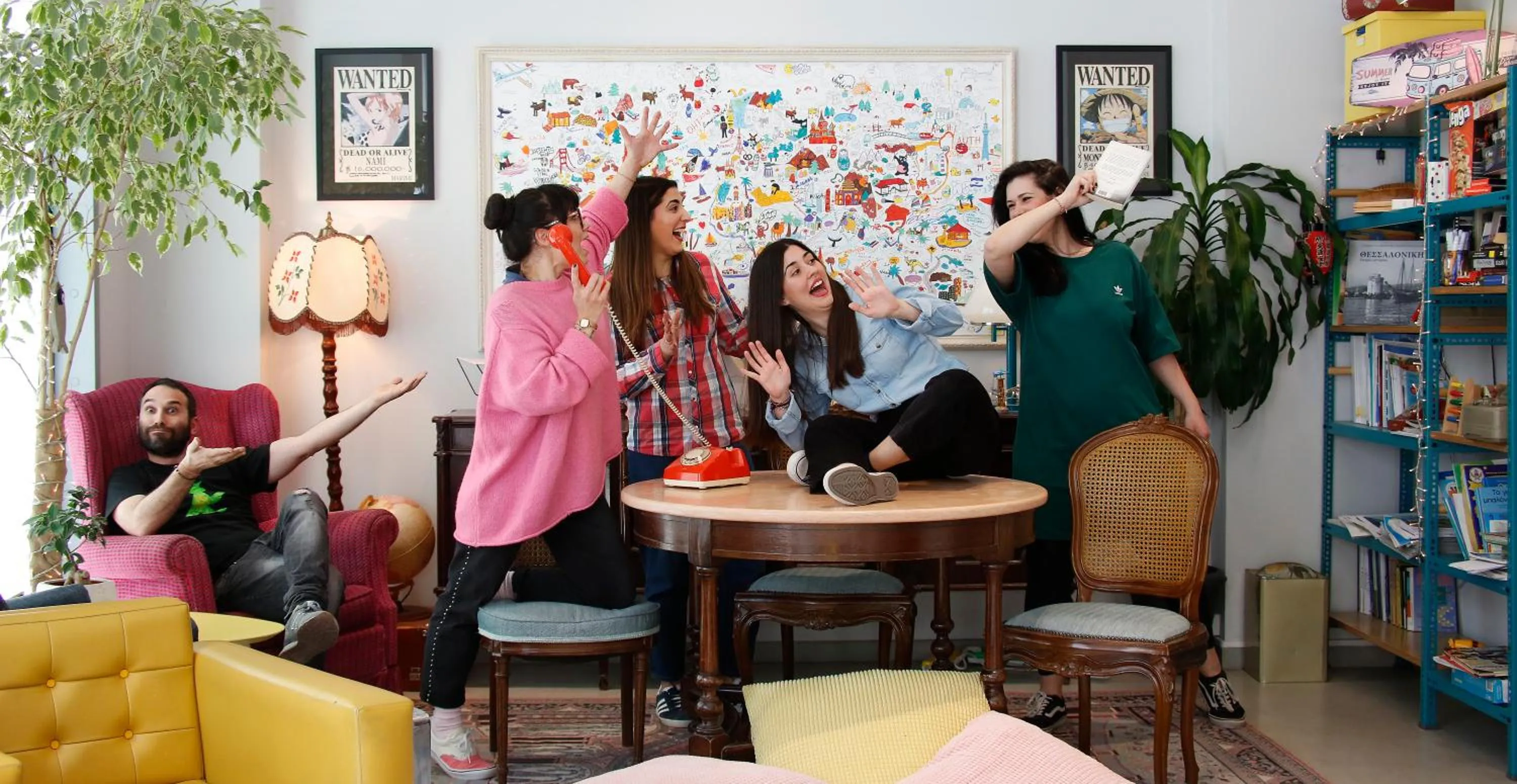 Staff in The Caravan