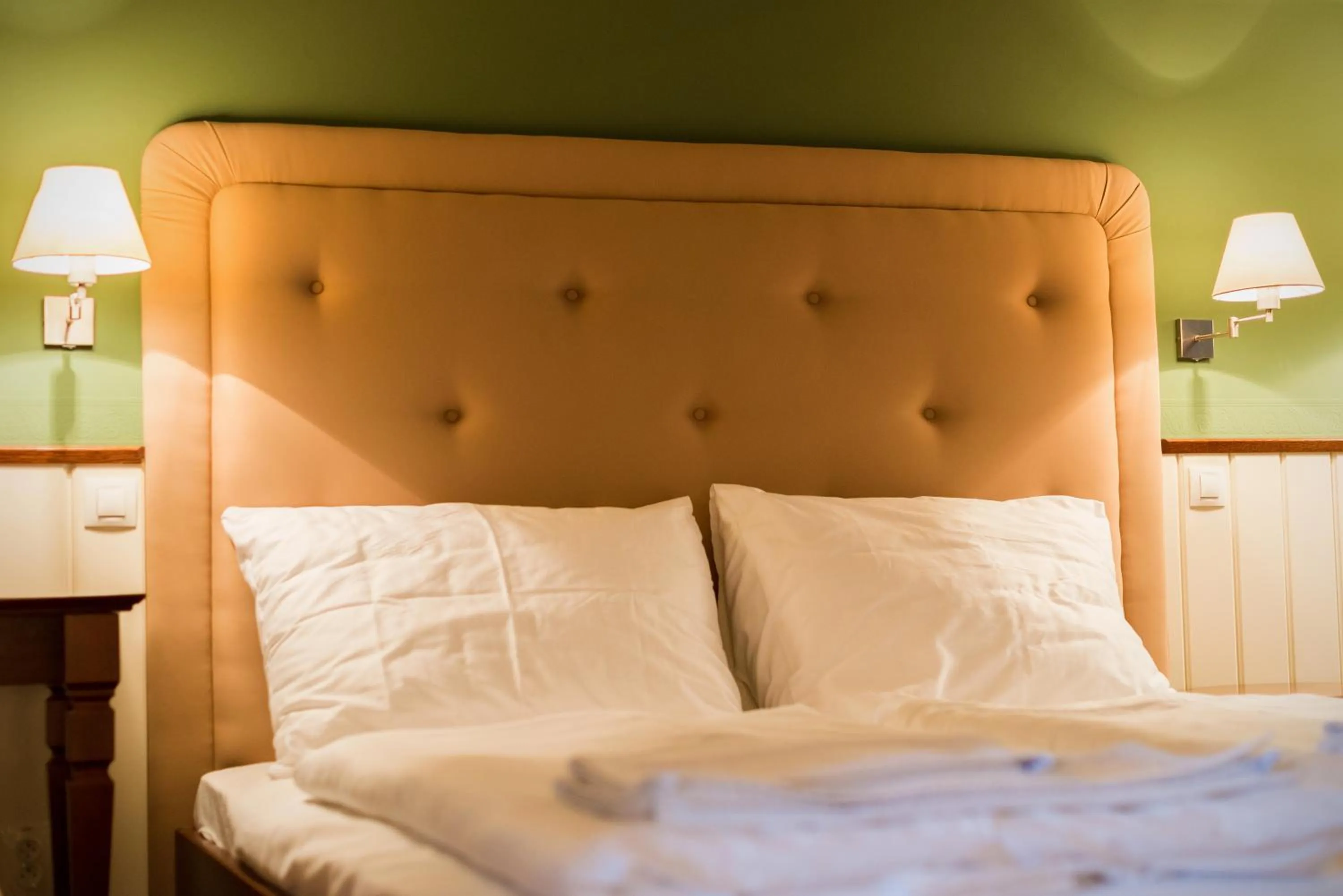 Decorative detail, Bed in Hotel Torysa