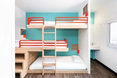 Bed in HotelF1 Perpignan Sud