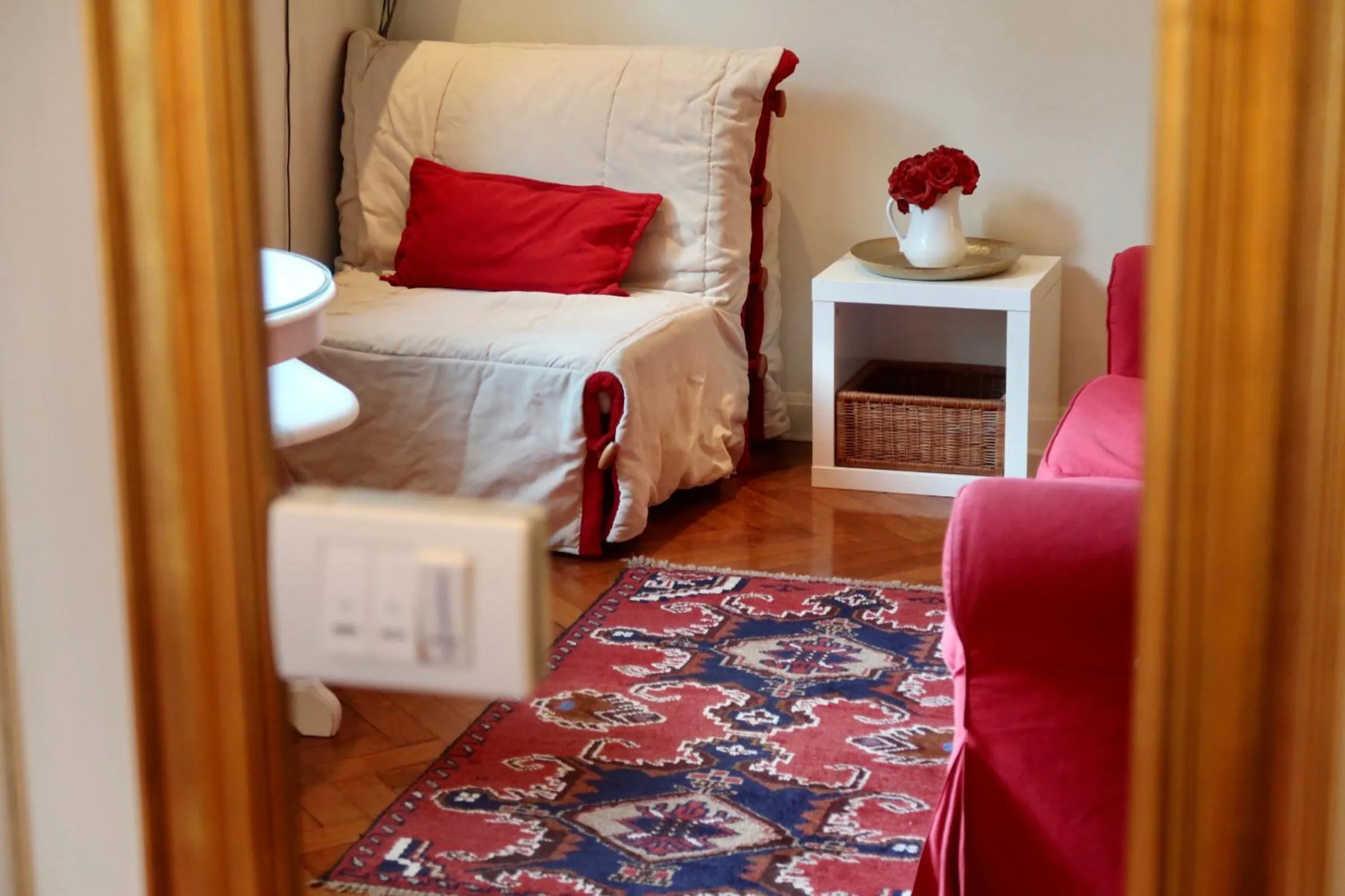 Living room, Bed in Belle Apartments - Obilicev Venac