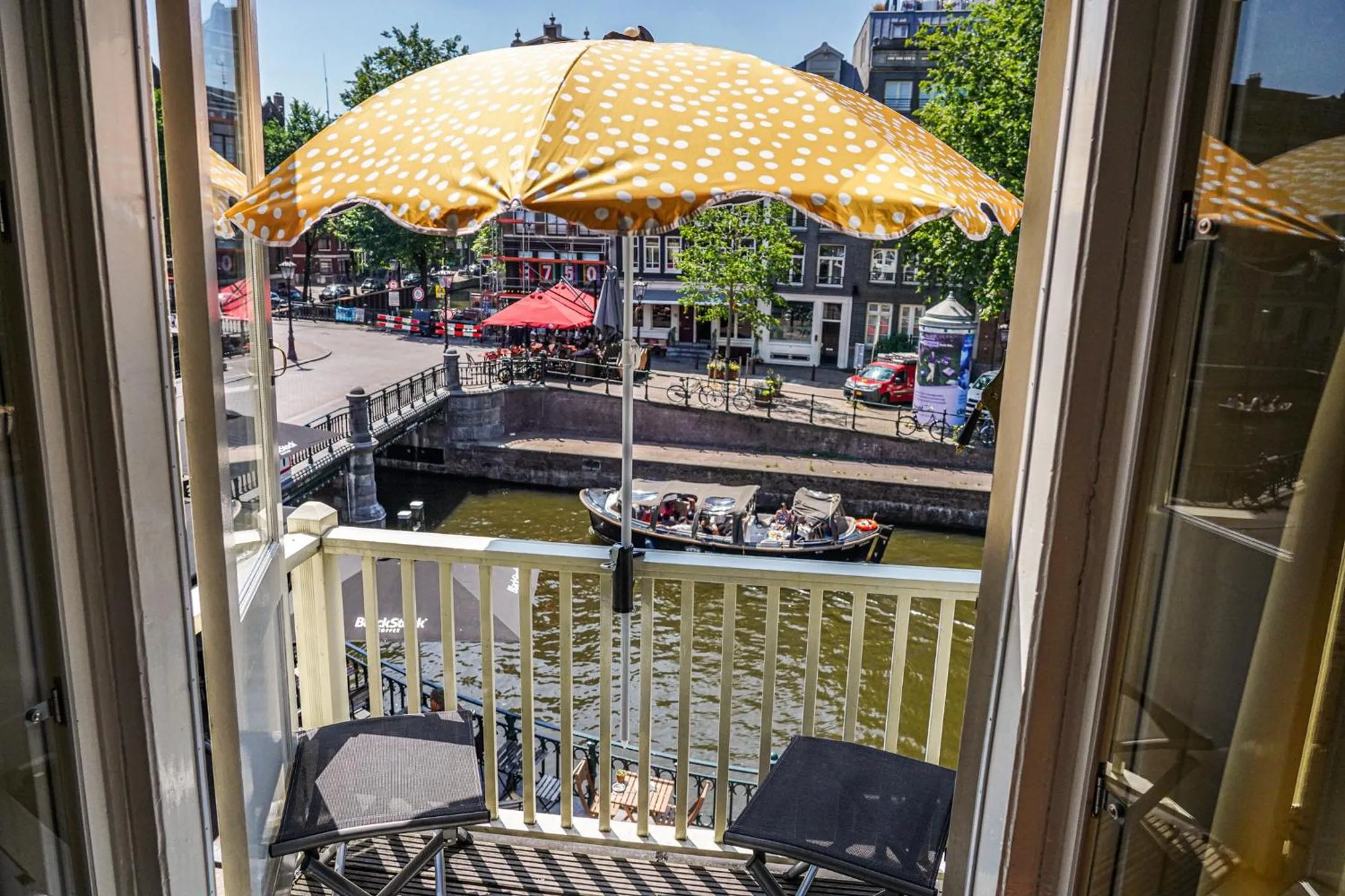 View (from property/room) in The Balcony at Prinsen Canal apartment Amsterdam
