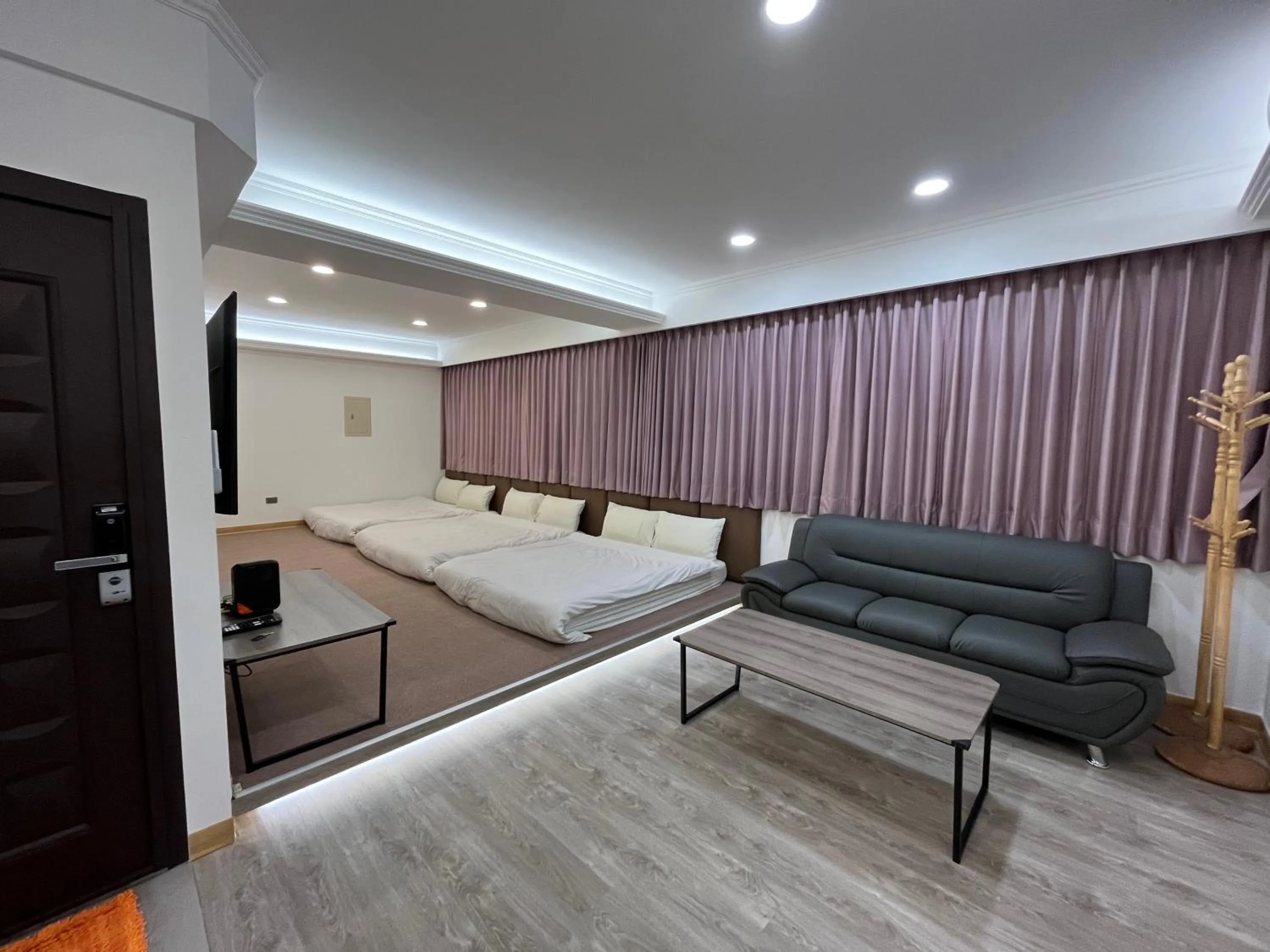 TV and multimedia, Bed in Tamshui Homestay