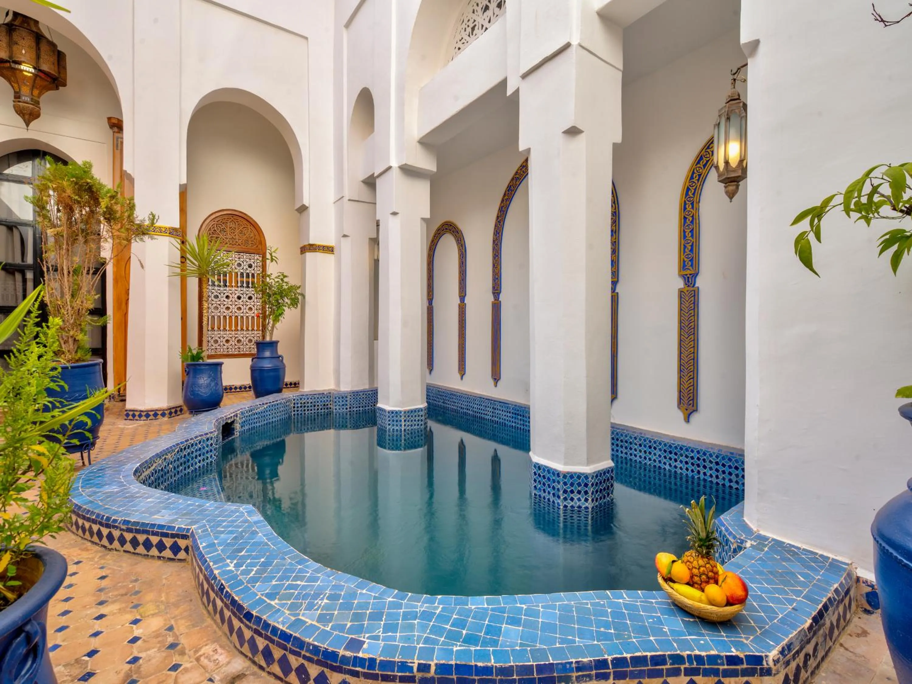 Swimming pool in Palais Tinmel Marrakech