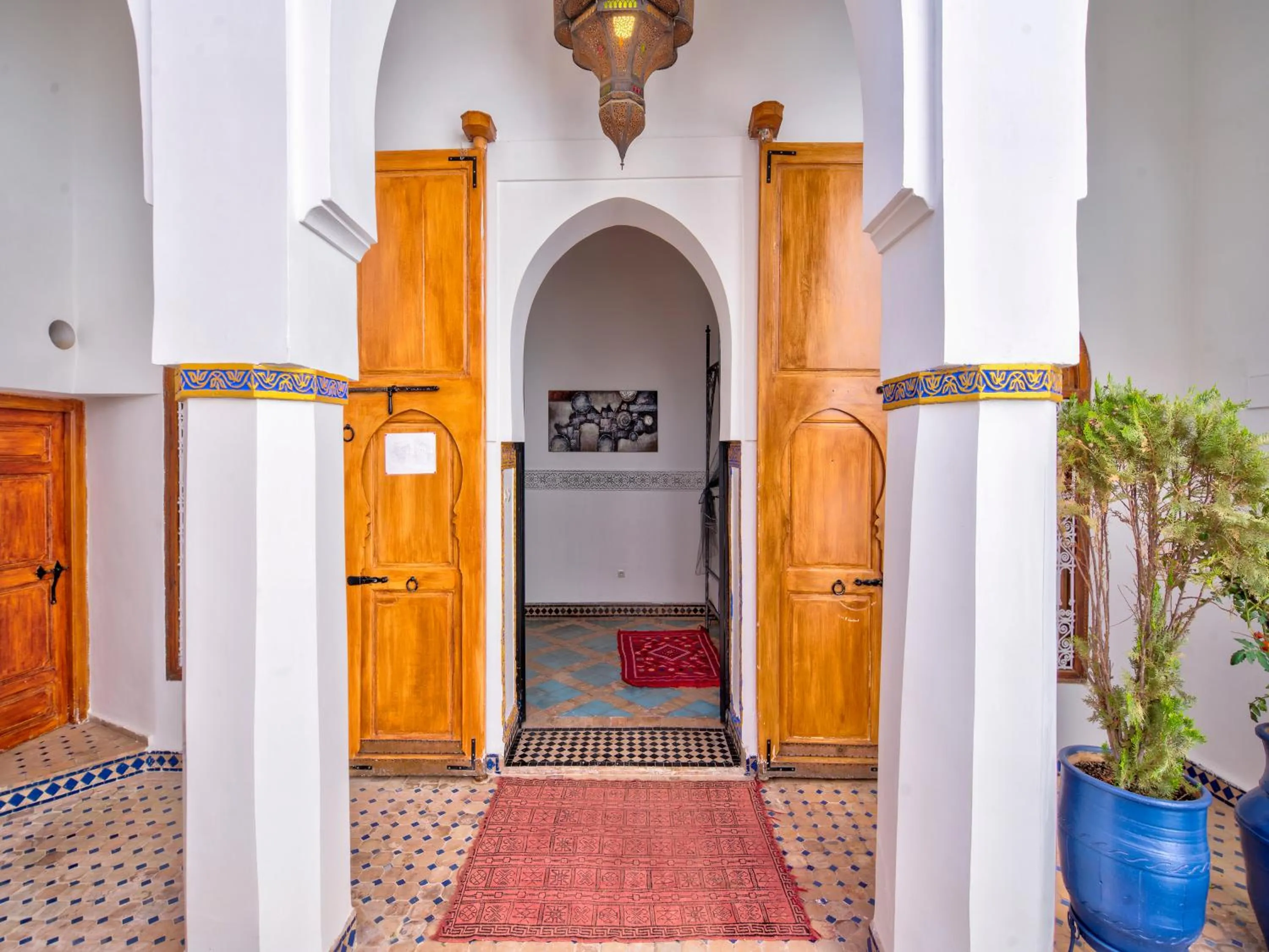 Decorative detail in Palais Tinmel Marrakech