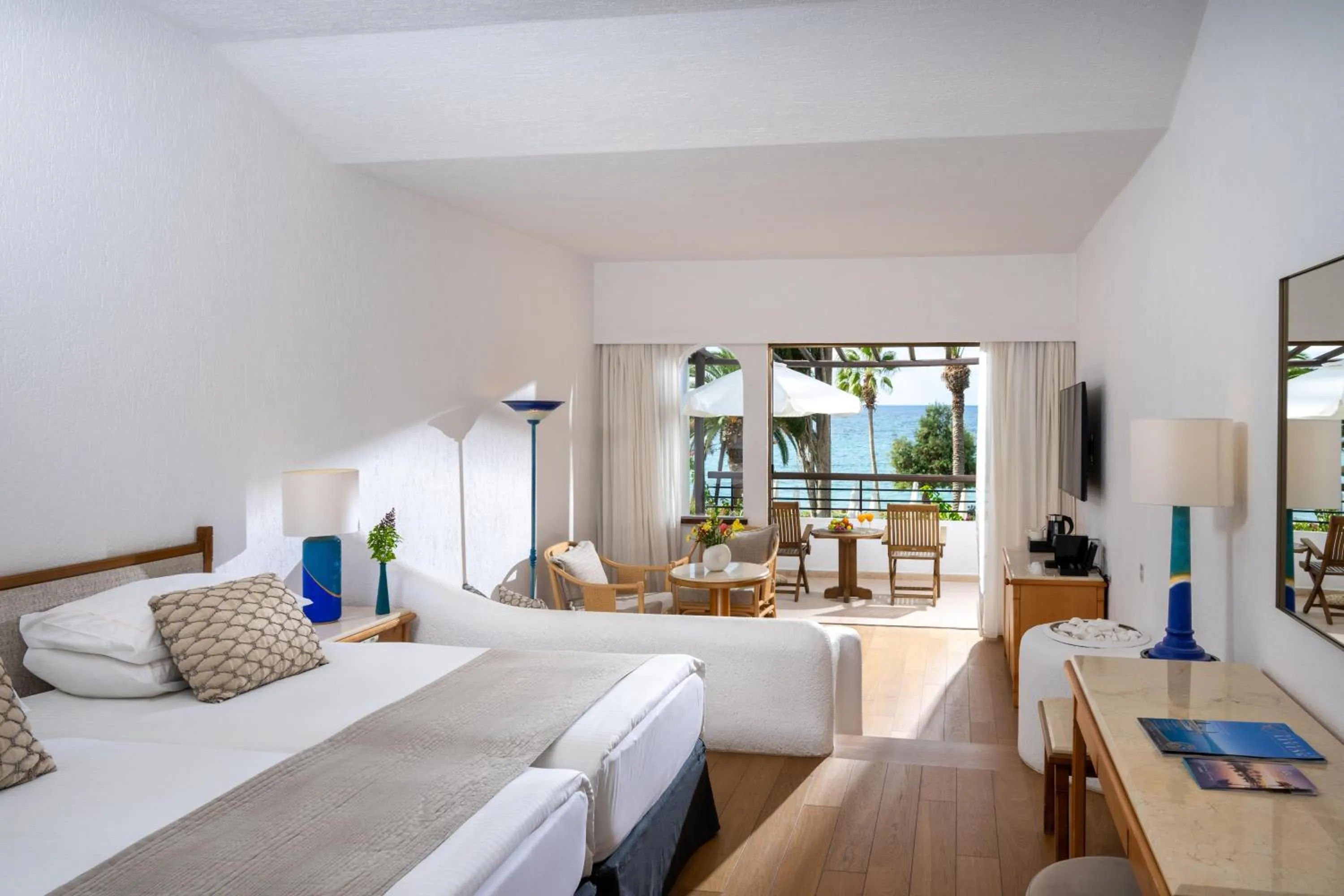 Photo of the whole room, Bed in Coral Beach Hotel & Resort Cyprus