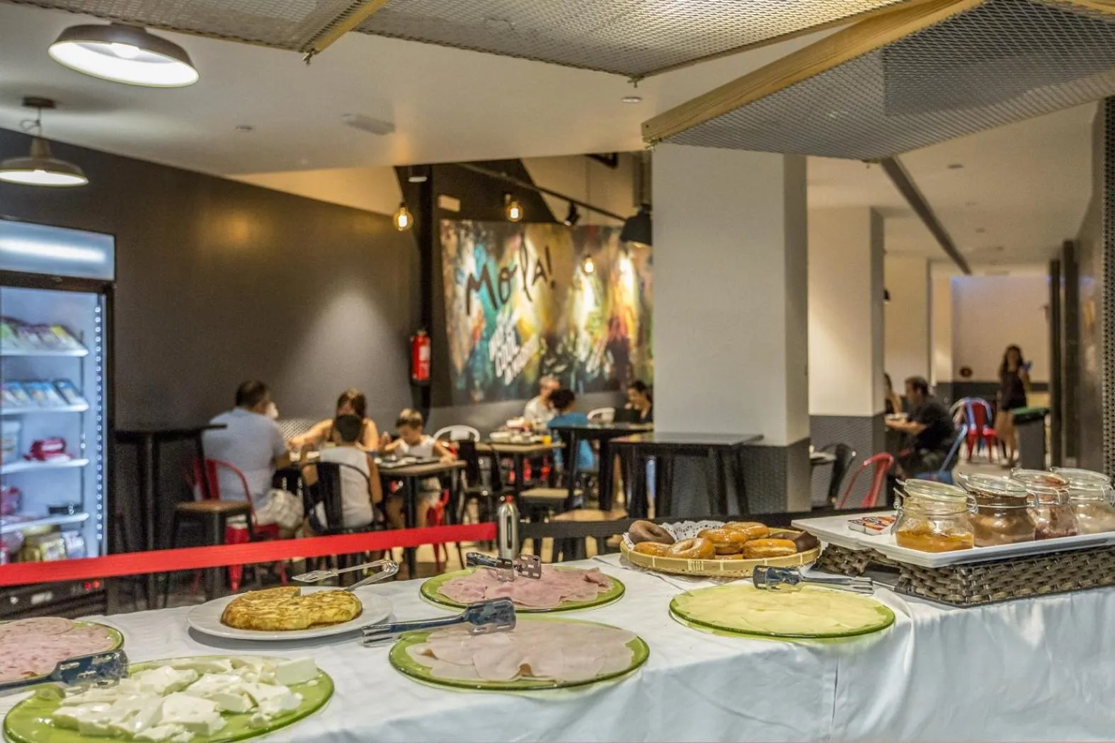 Lounge or bar in Mola Hostel