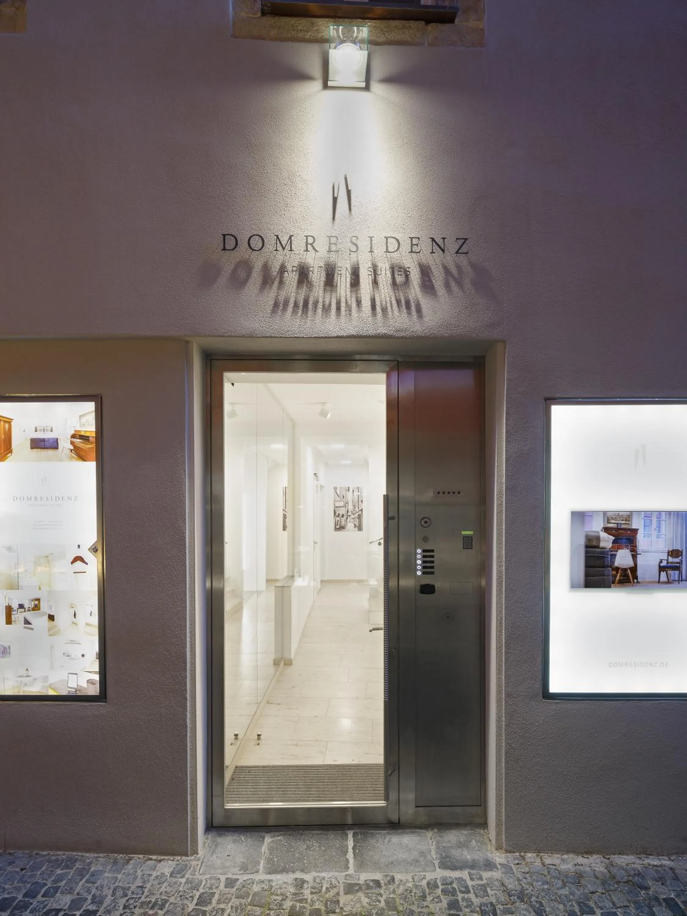 Facade/entrance in Domresidenz Regensburg